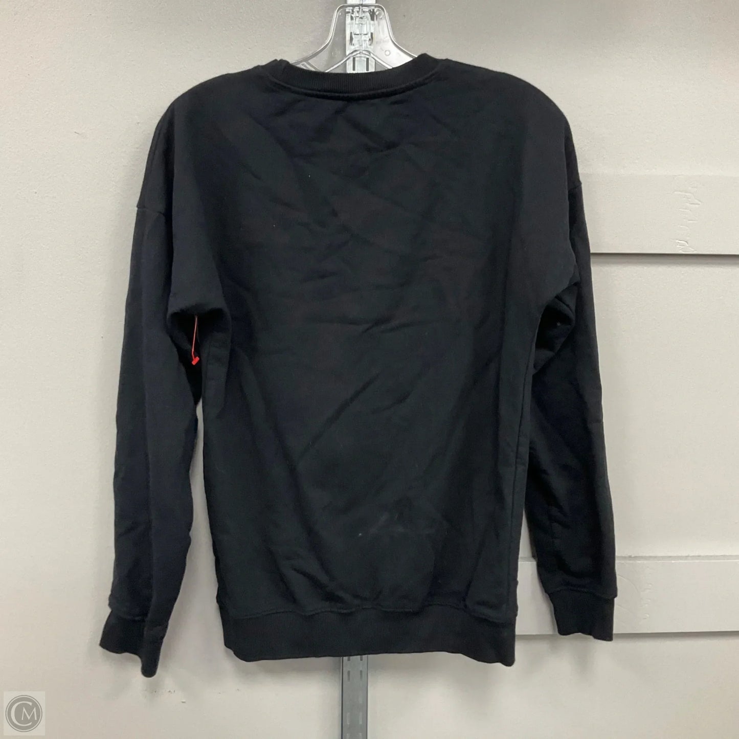 Sweatshirt Crewneck By Clothes Mentor In Black, Size: S