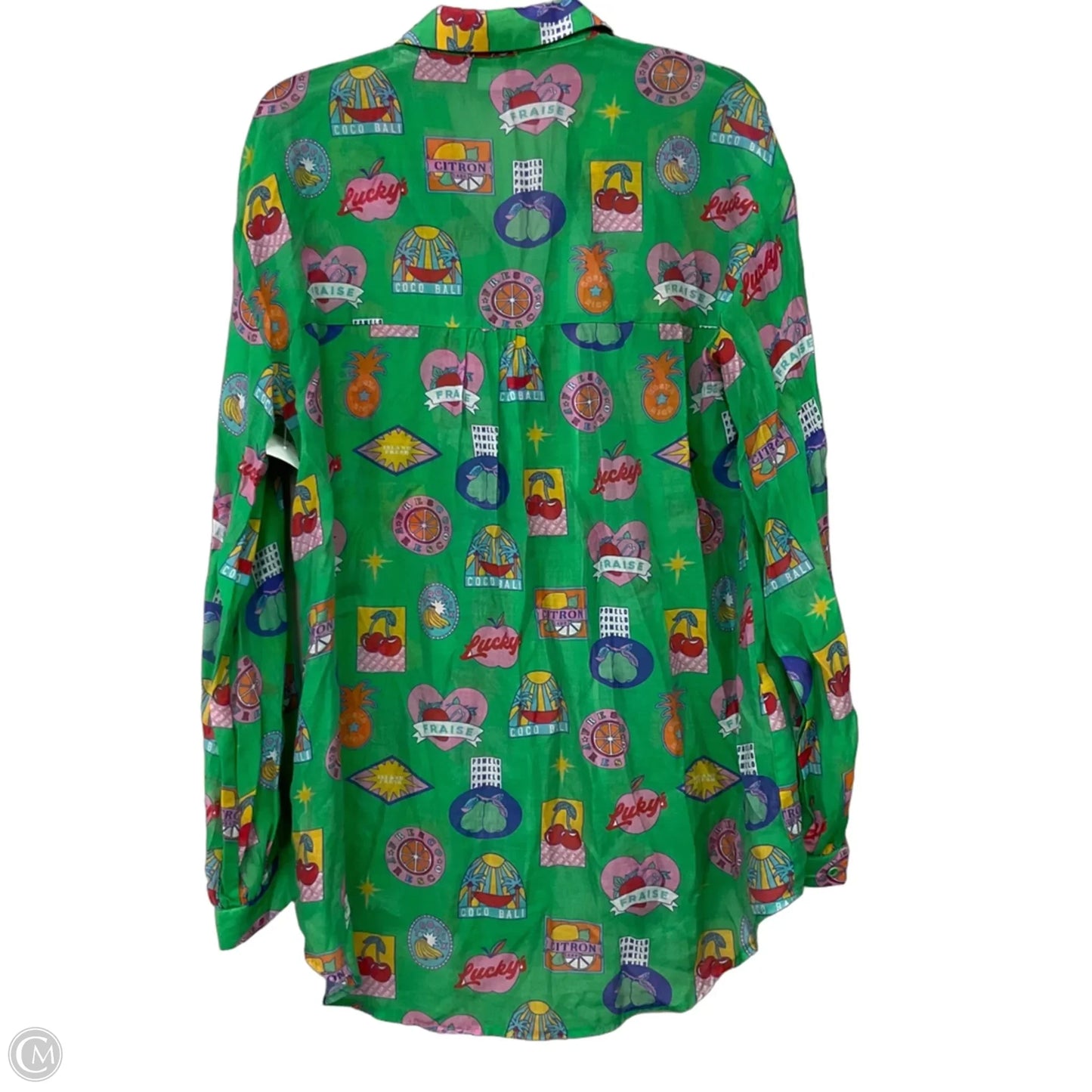 Swimwear Cover-up By Clothes Mentor In Green, Size: S