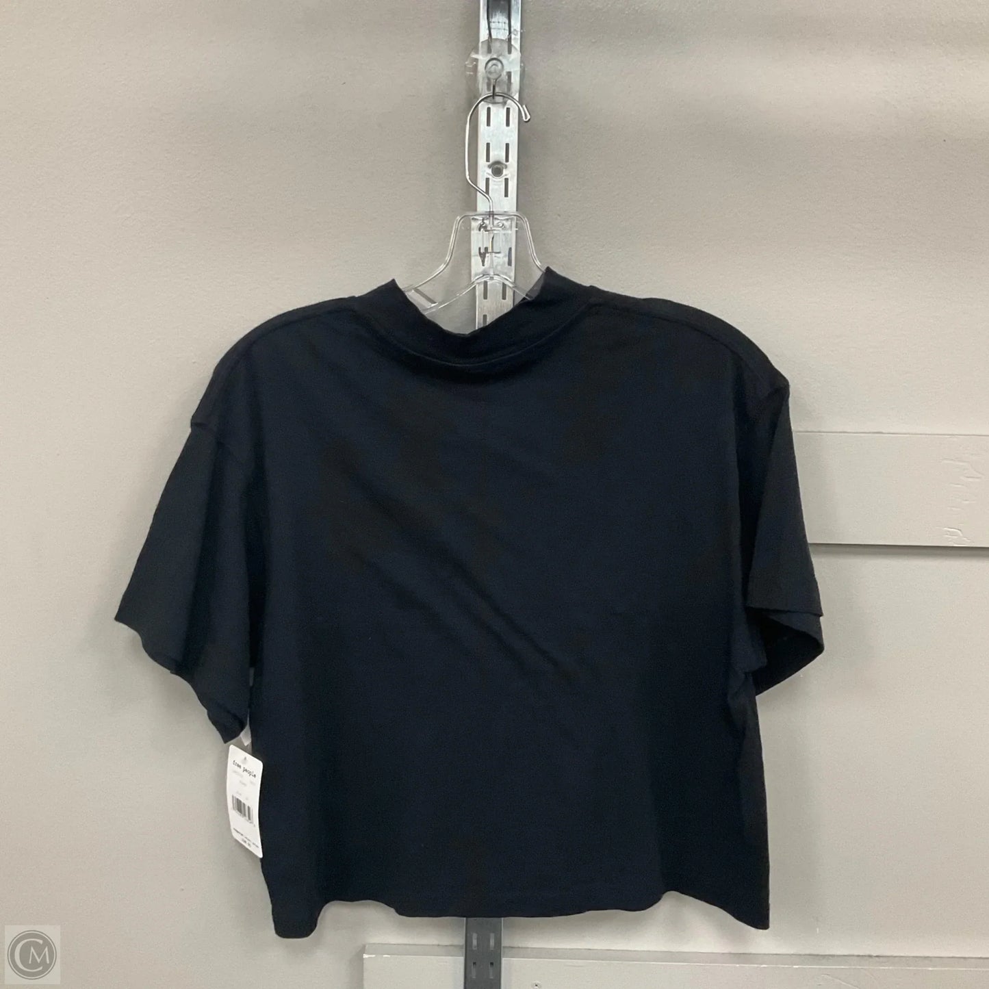 Top Short Sleeve By Free People In Black, Size: Xs