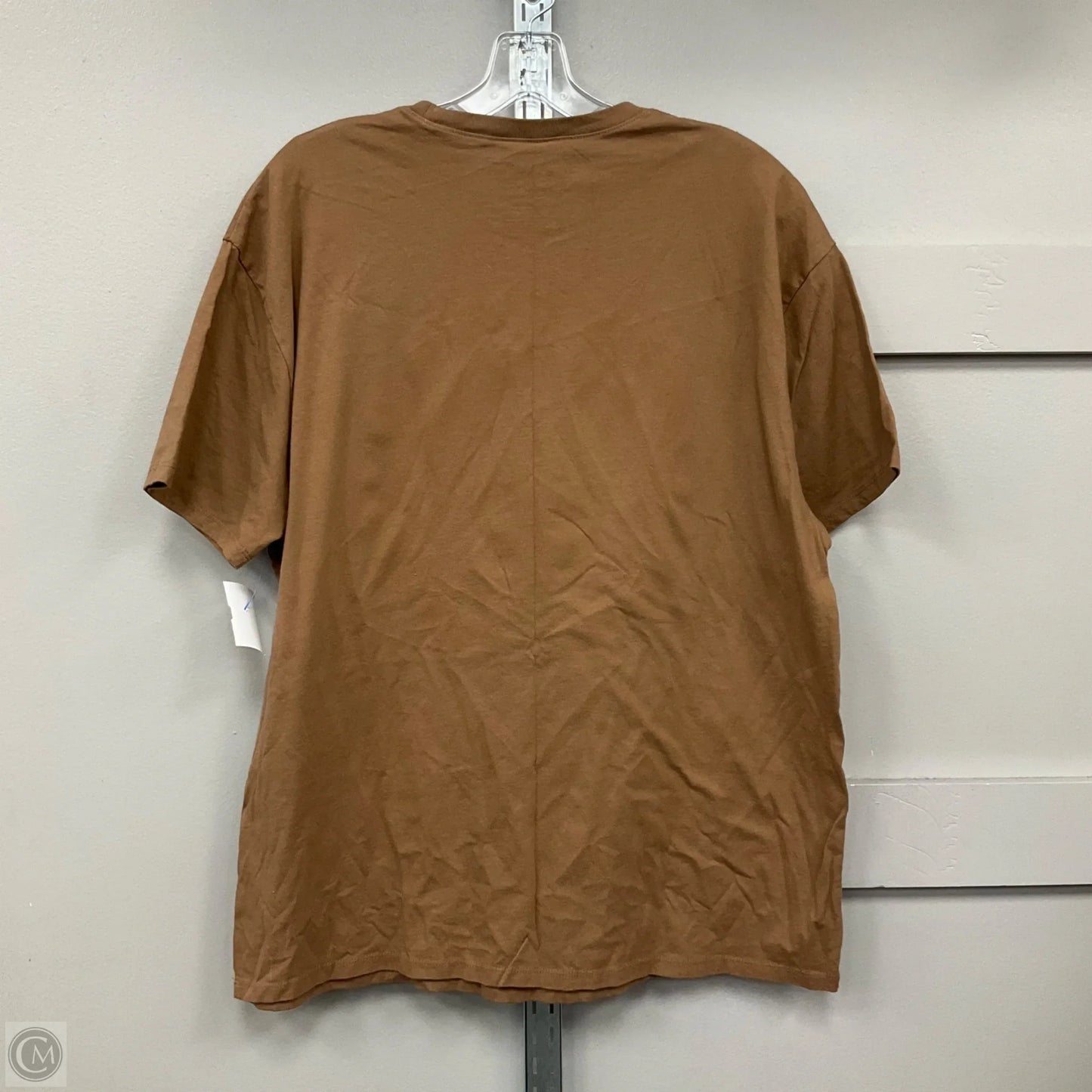 Top Short Sleeve By Grayson Threads In Brown, Size: M