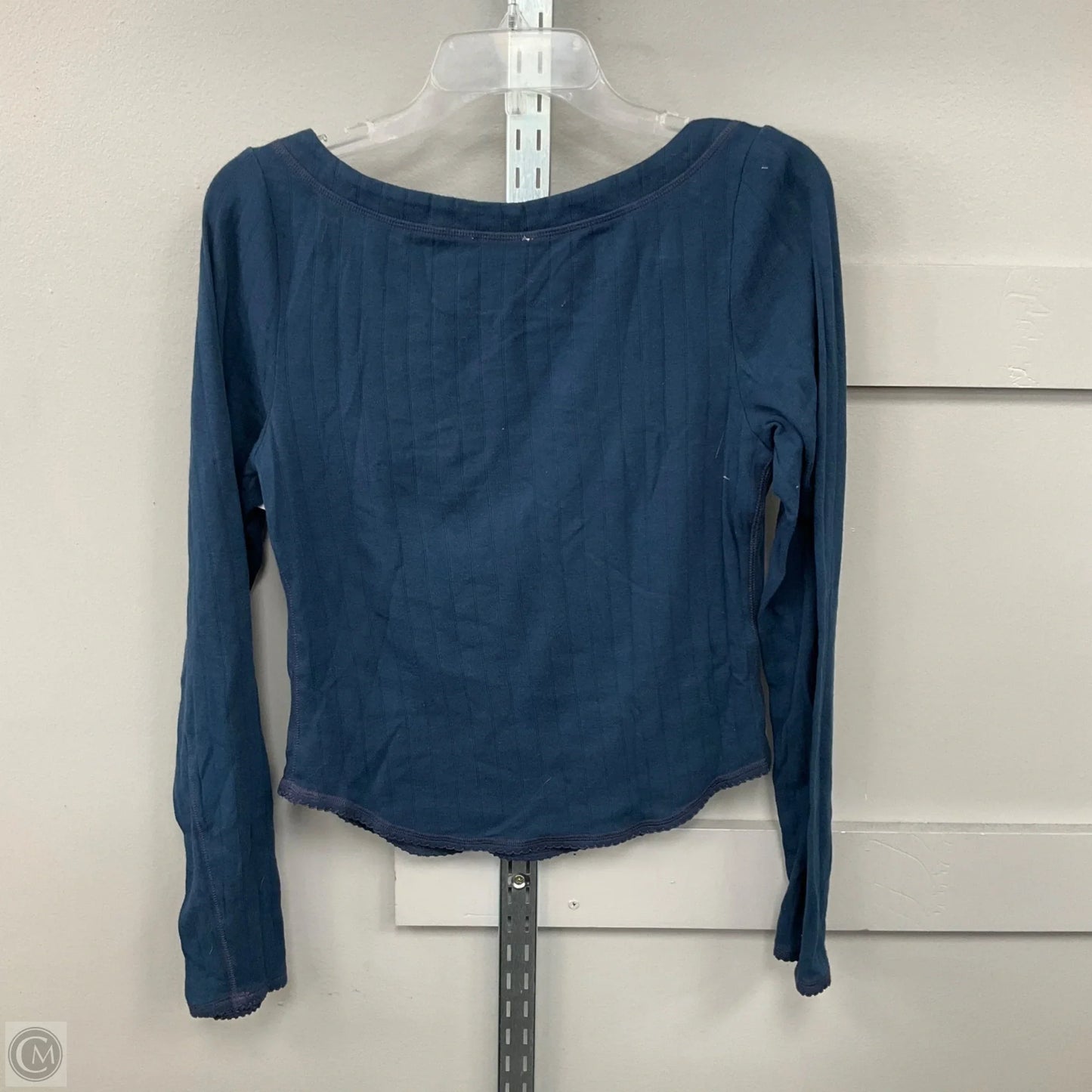Top Long Sleeve By Free People In Blue, Size: L