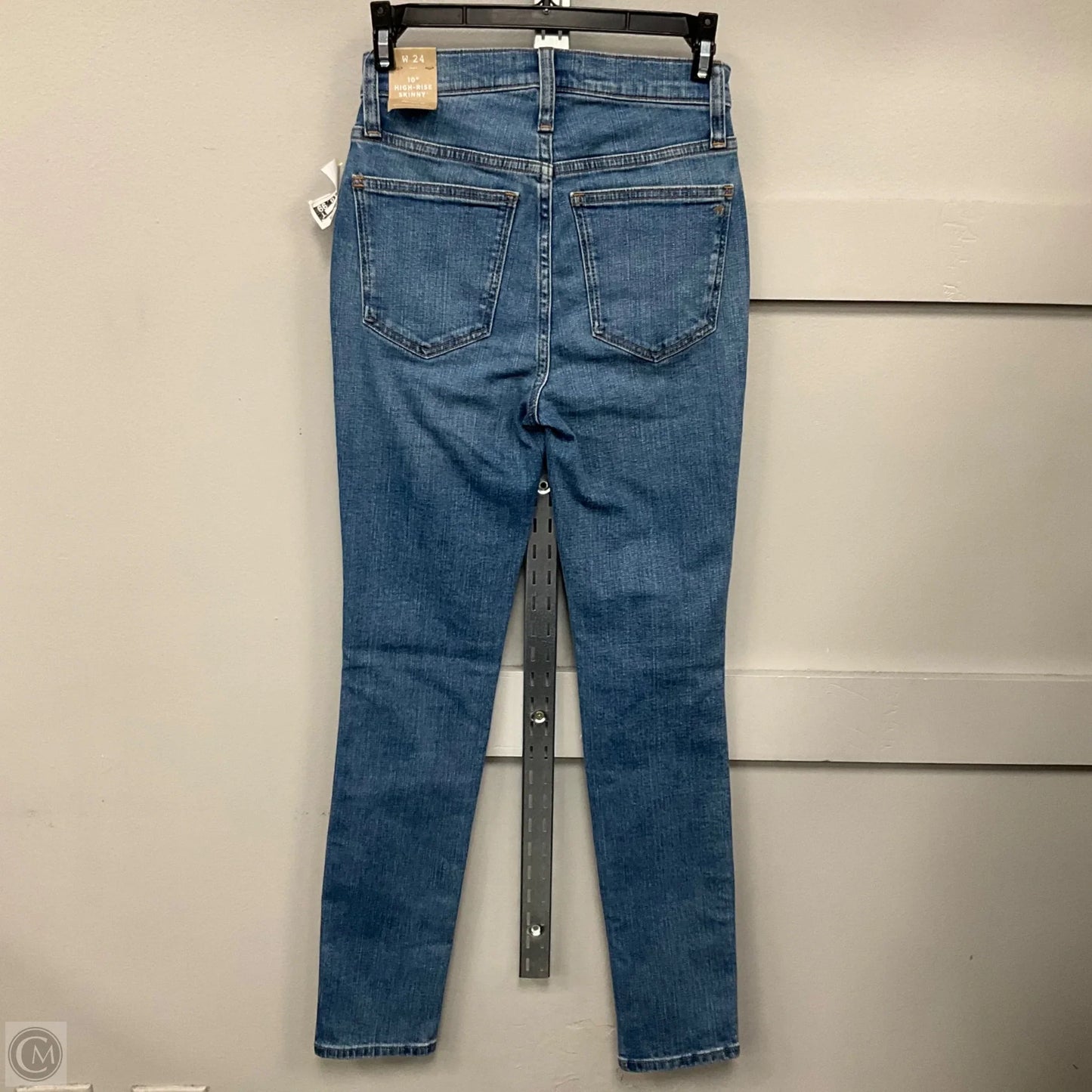 Jeans Skinny By Madewell In Blue Denim, Size: 0