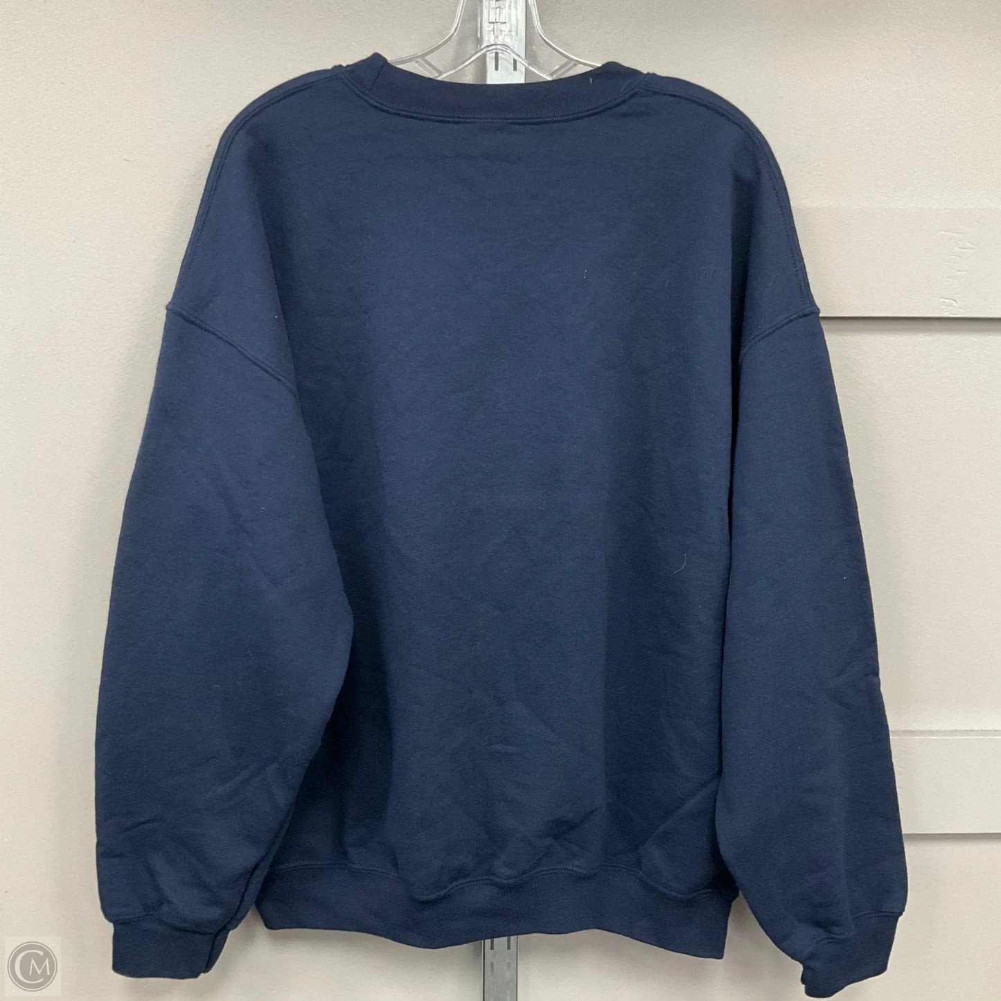 Sweatshirt Crewneck By Gildan In Navy, Size: Xl