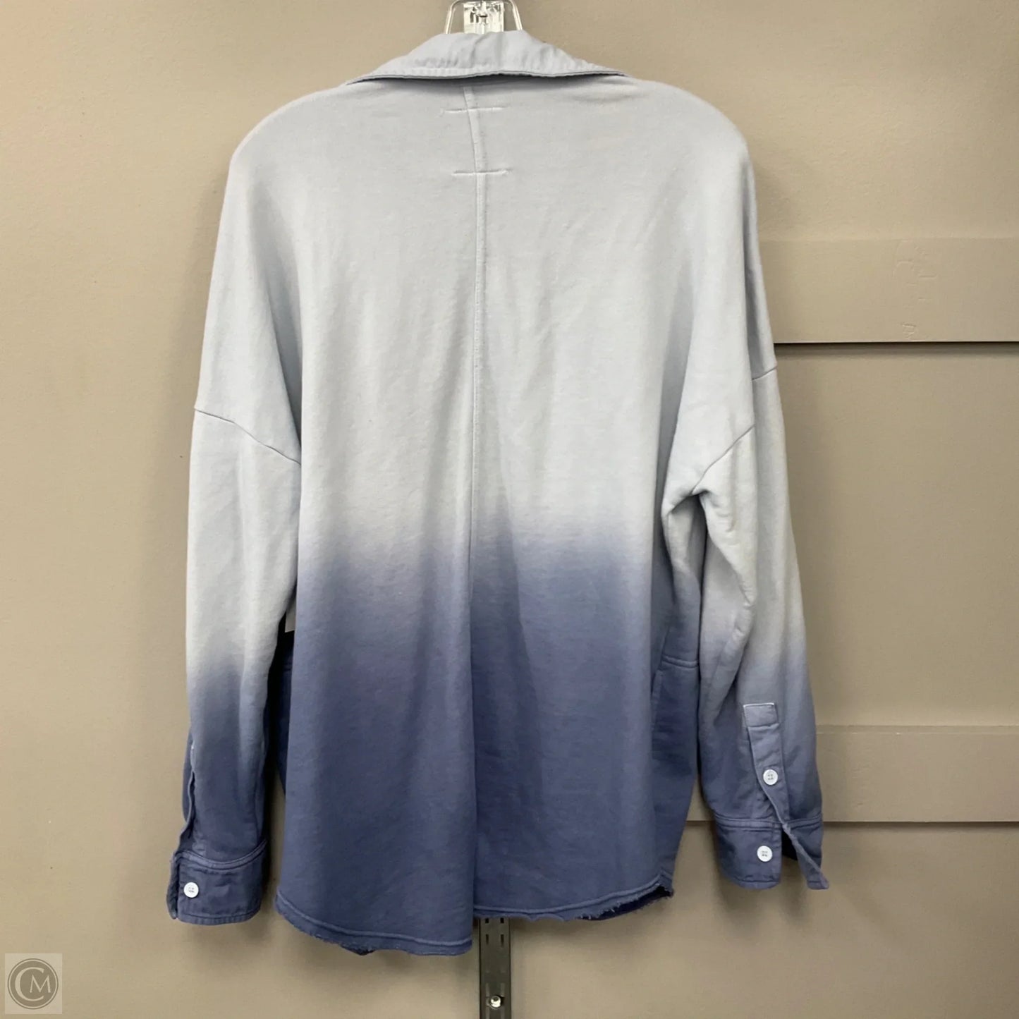 Top Long Sleeve By Aerie In Ombre Print, Size: S