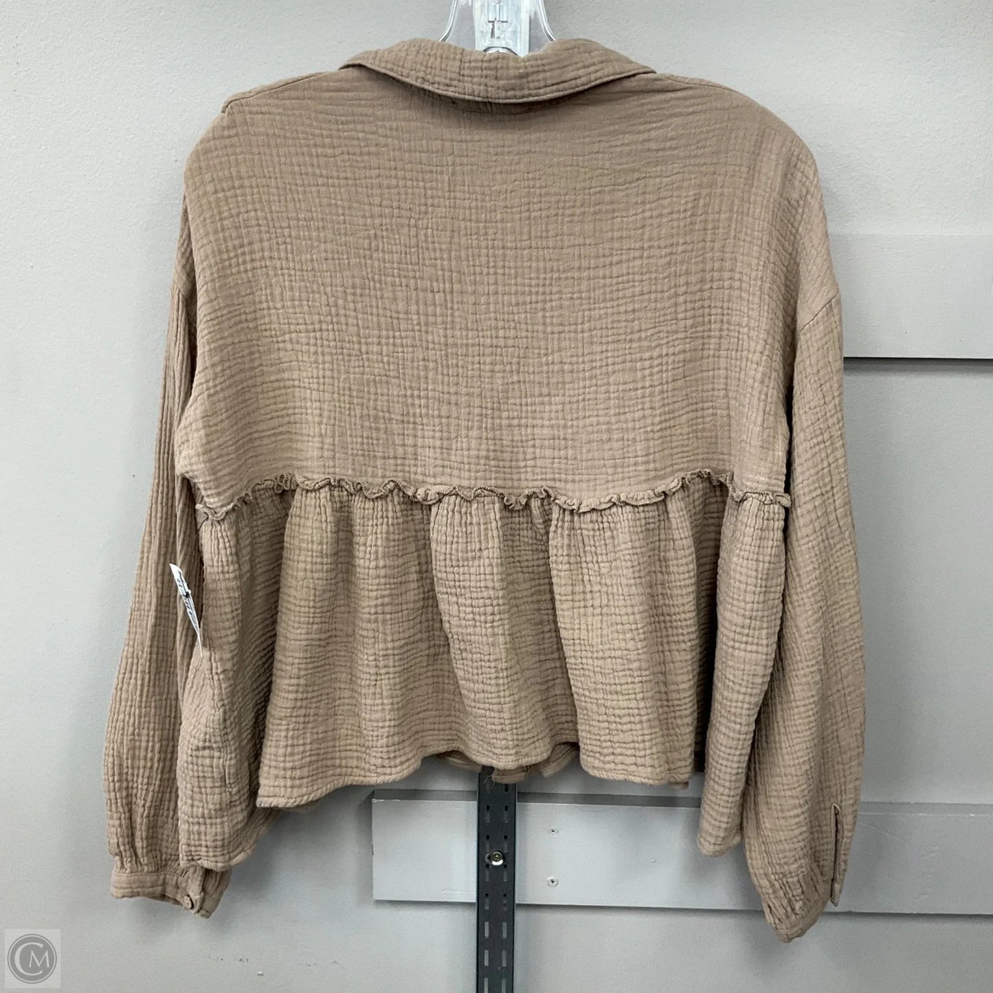 Top Long Sleeve By Altard State In Beige, Size: S