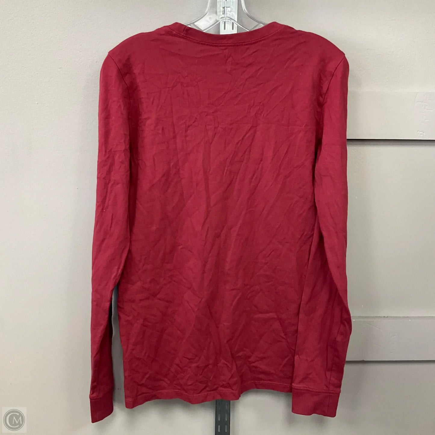 Top Long Sleeve Basic By Life Is Good In Red, Size: M
