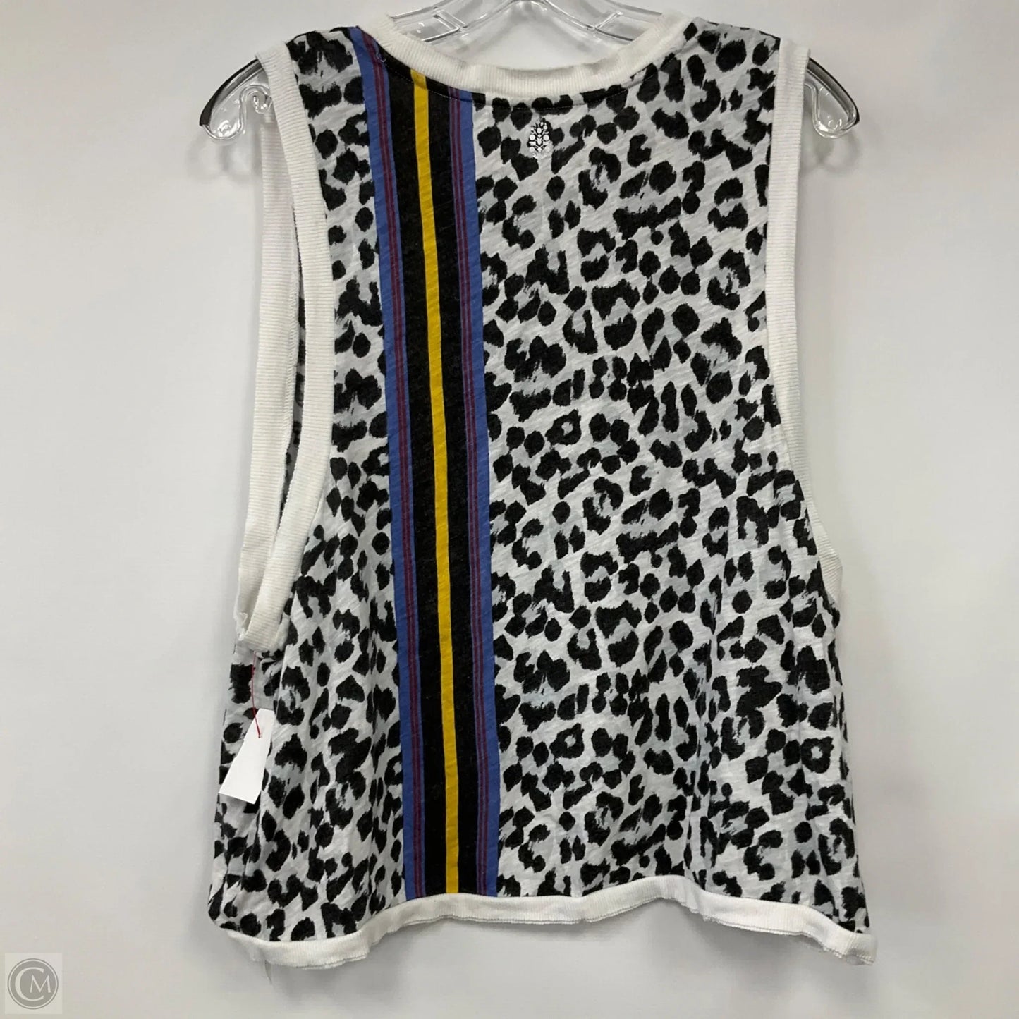 Top Sleeveless By Free People In Animal Print, Size: Xl