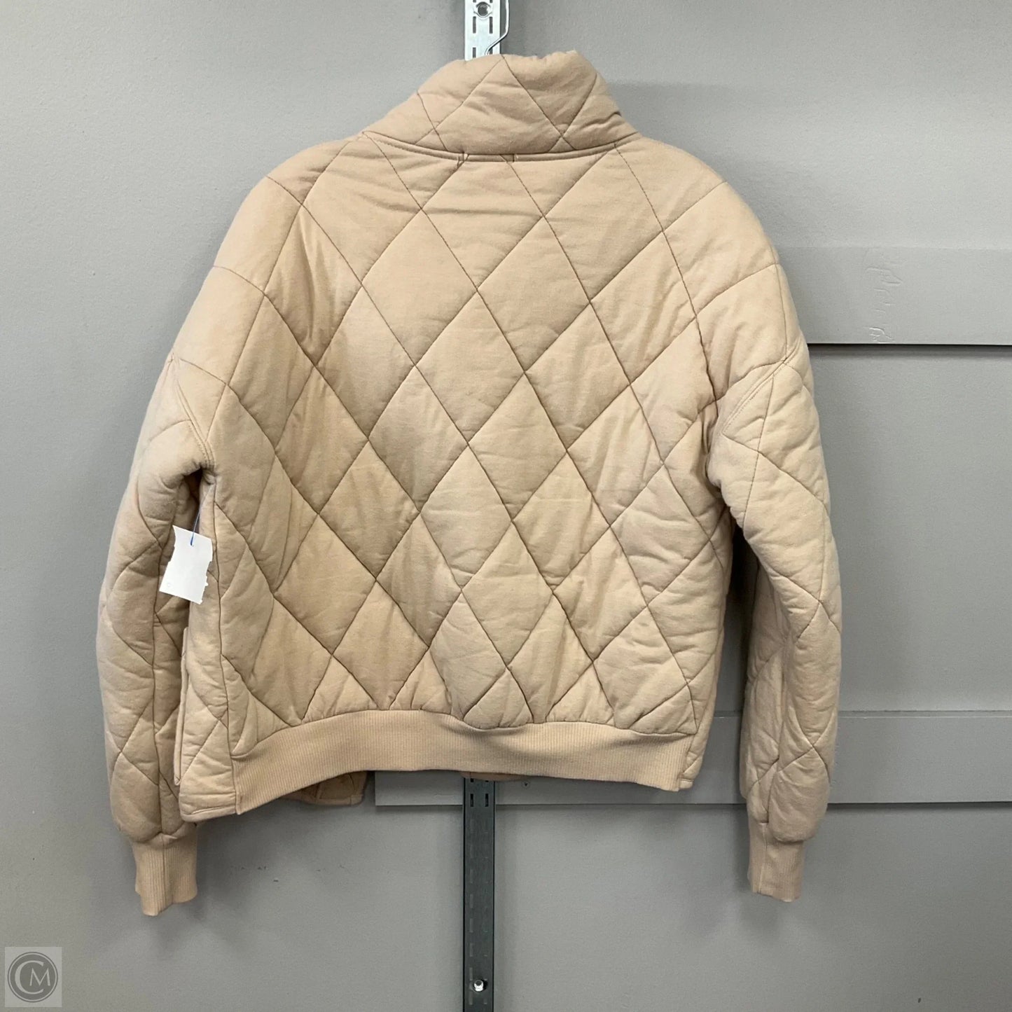 Jacket Puffer & Quilted By Wild Fable In Taupe, Size: S