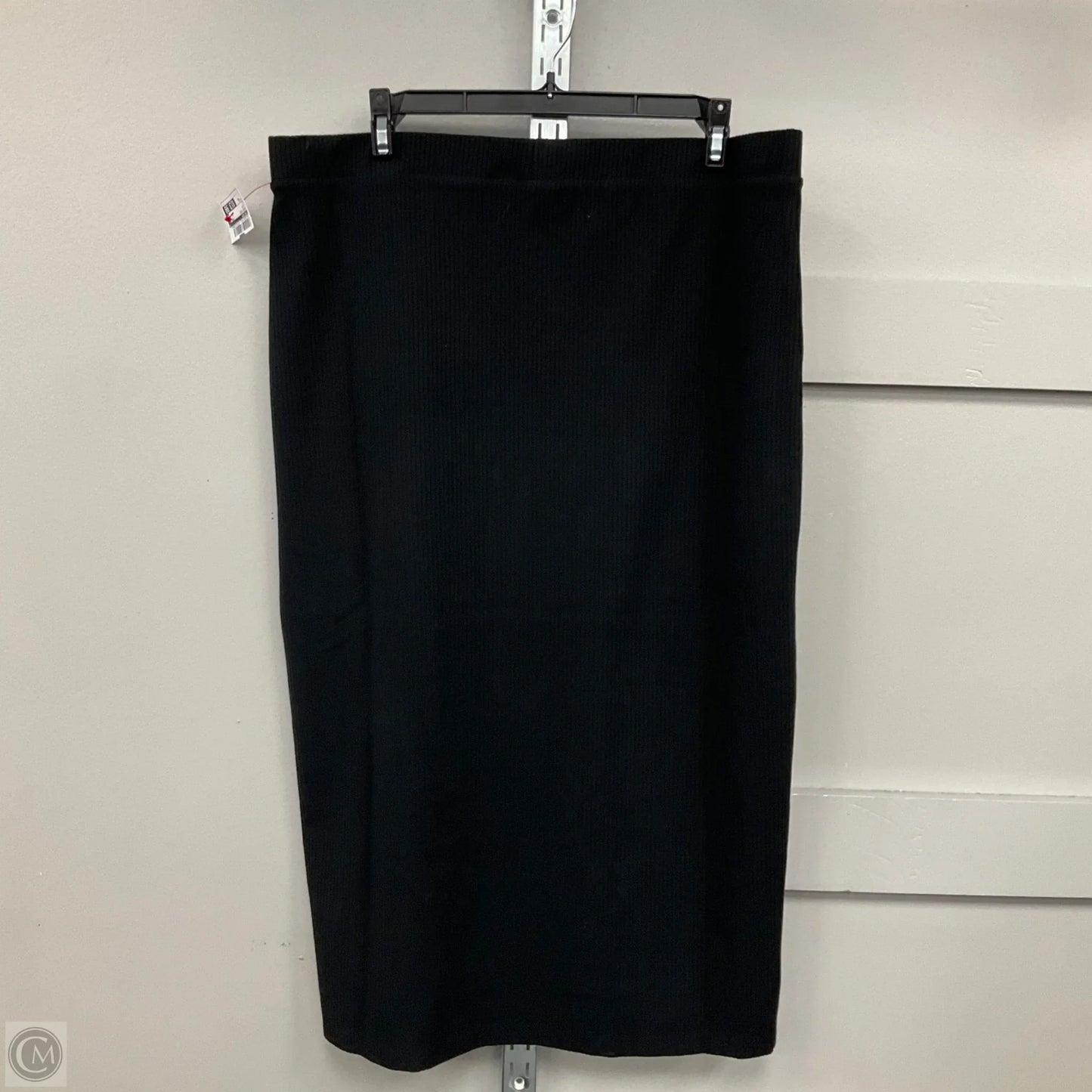 Skirt Midi By The Drop In Black, Size: Xl