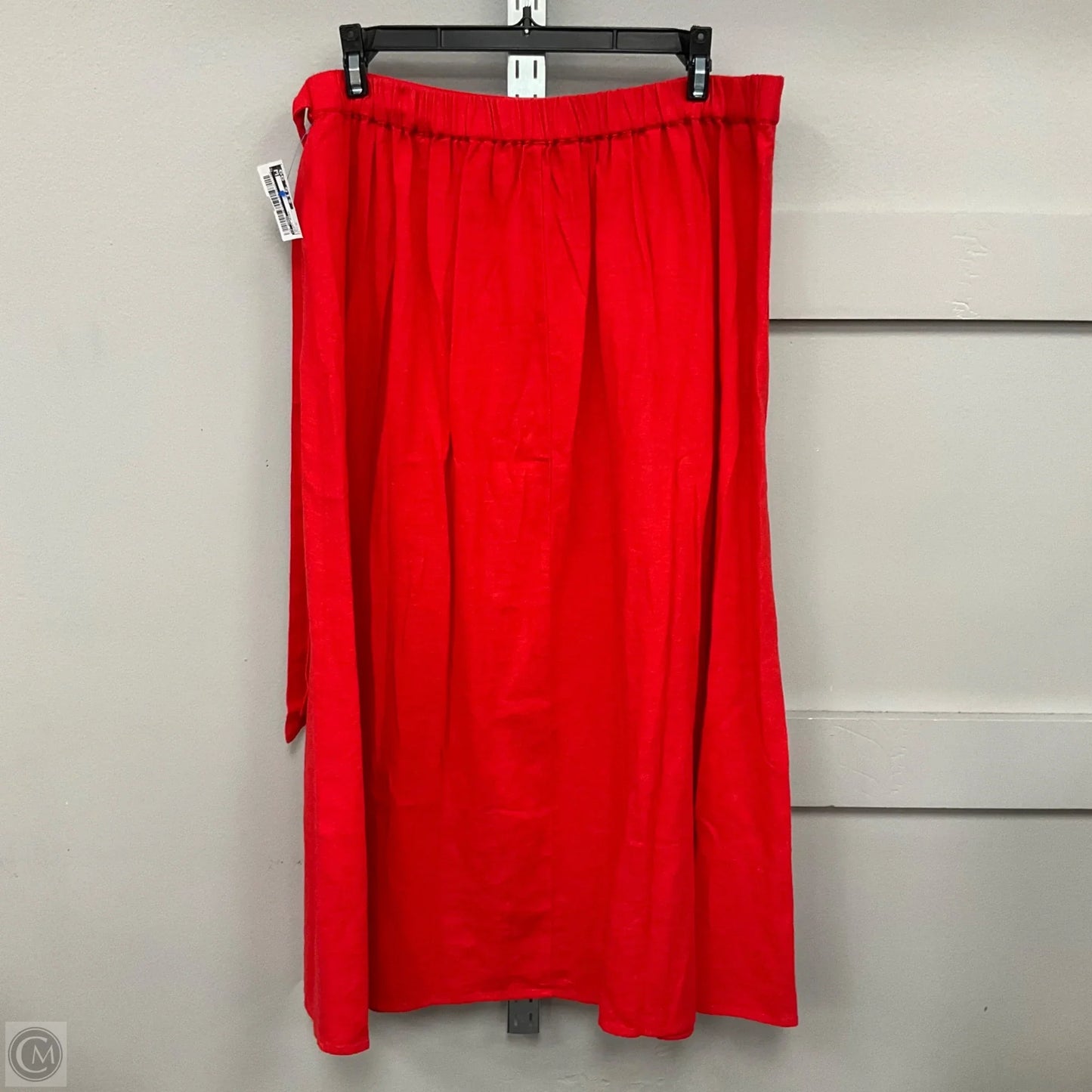 Skirt Midi By J. Crew In Red, Size: M