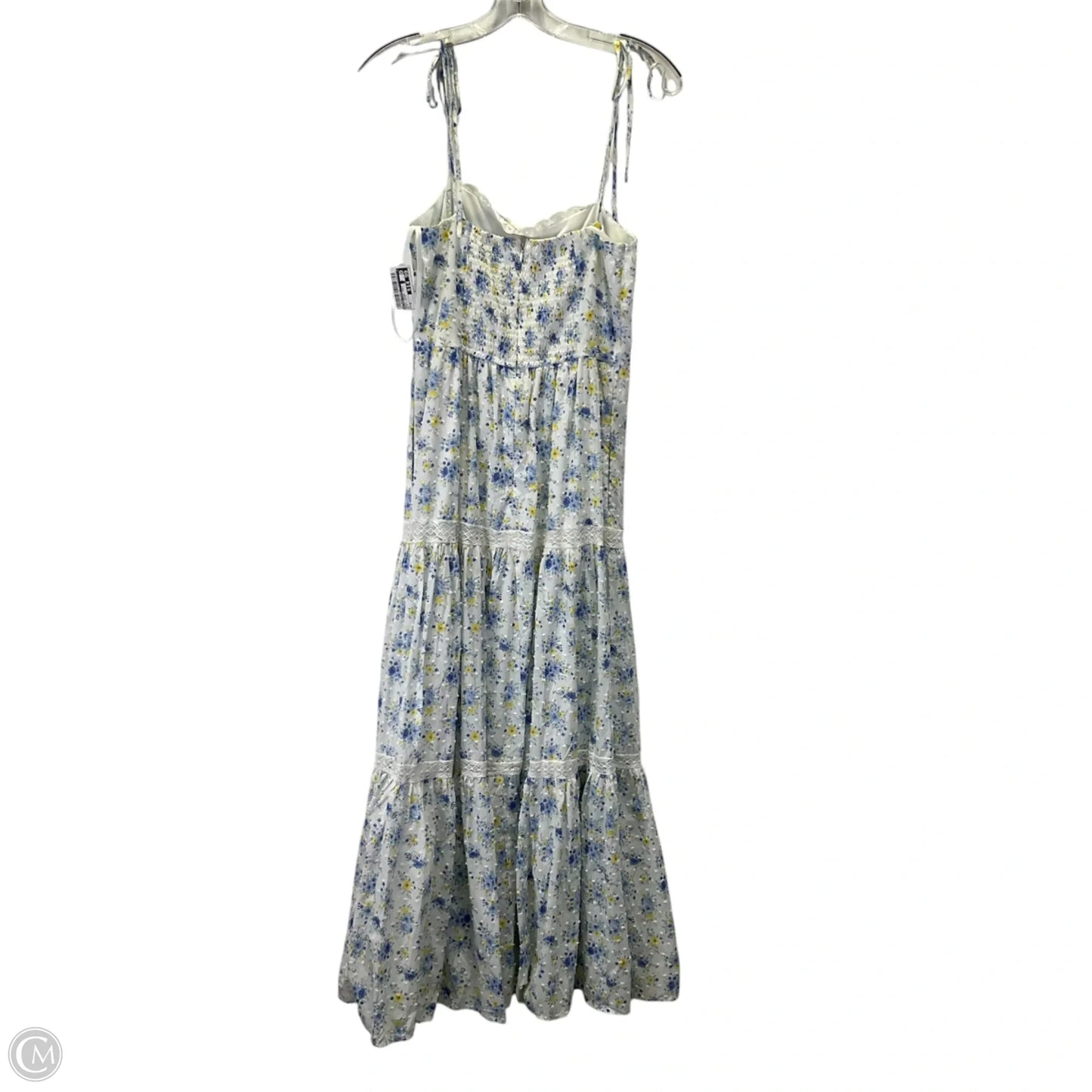 Dress Casual Maxi By Altard State In Blue & White, Size: M