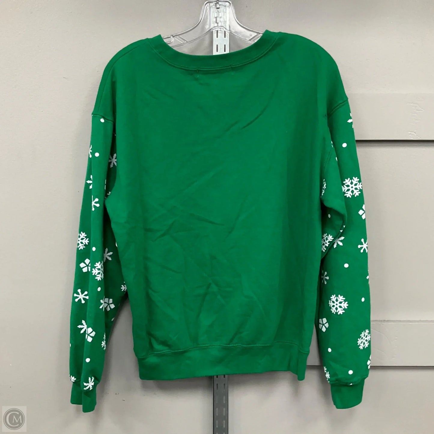 Sweatshirt Crewneck By Clothes Mentor In Green, Size: M