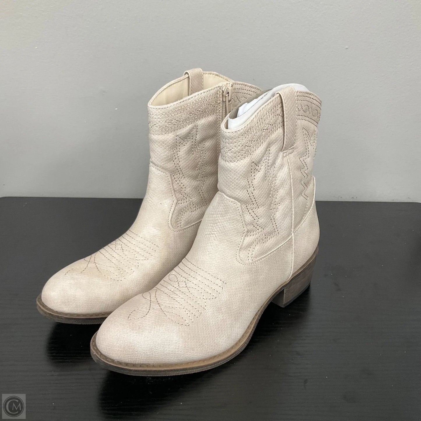 Boots Western By Coconuts In White, Size: 7.5