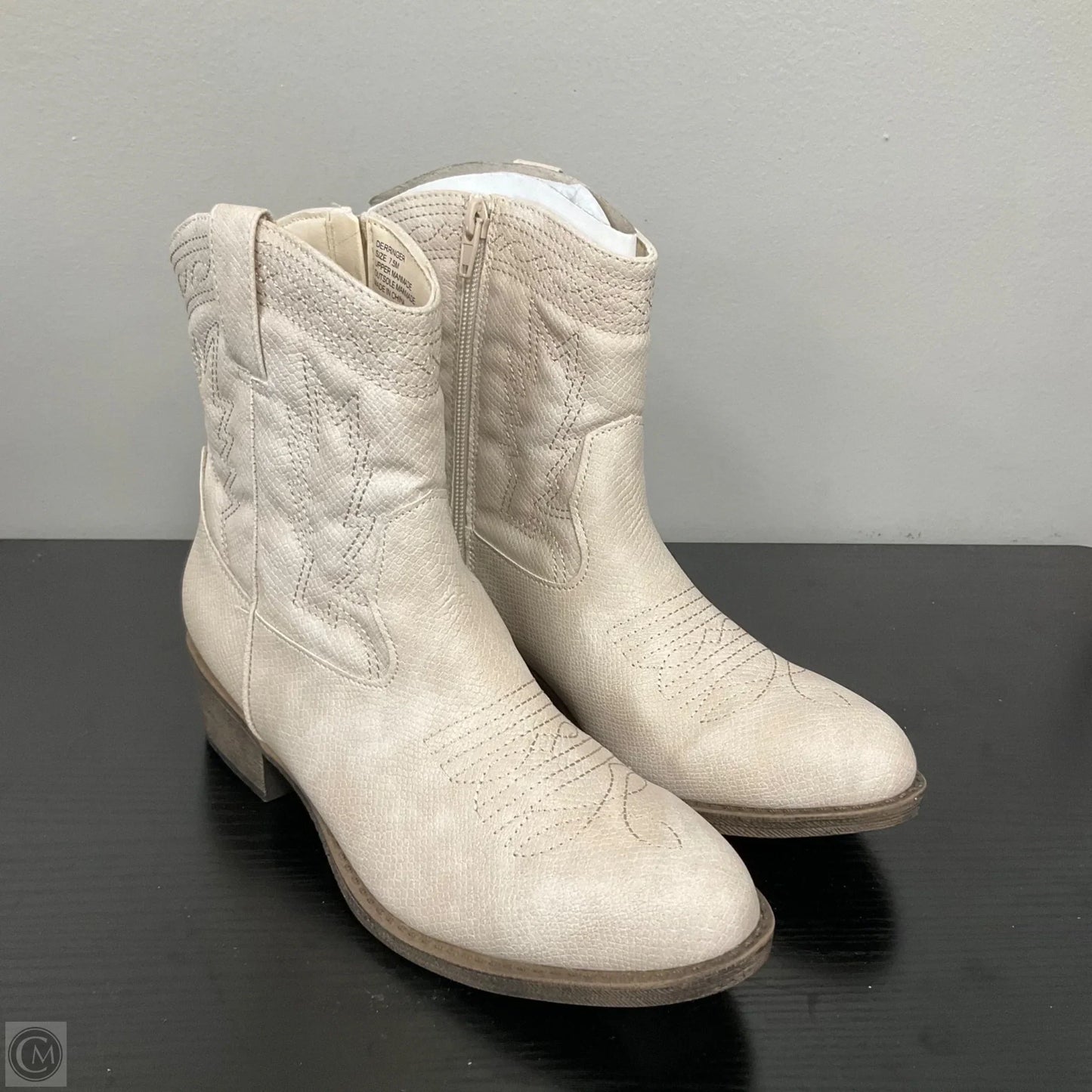 Boots Western By Coconuts In White, Size: 7.5