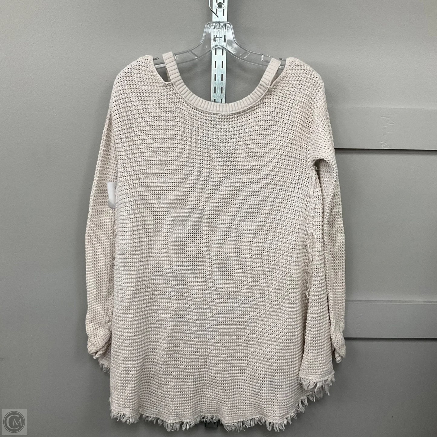 Top Long Sleeve By Free People In Cream, Size: S