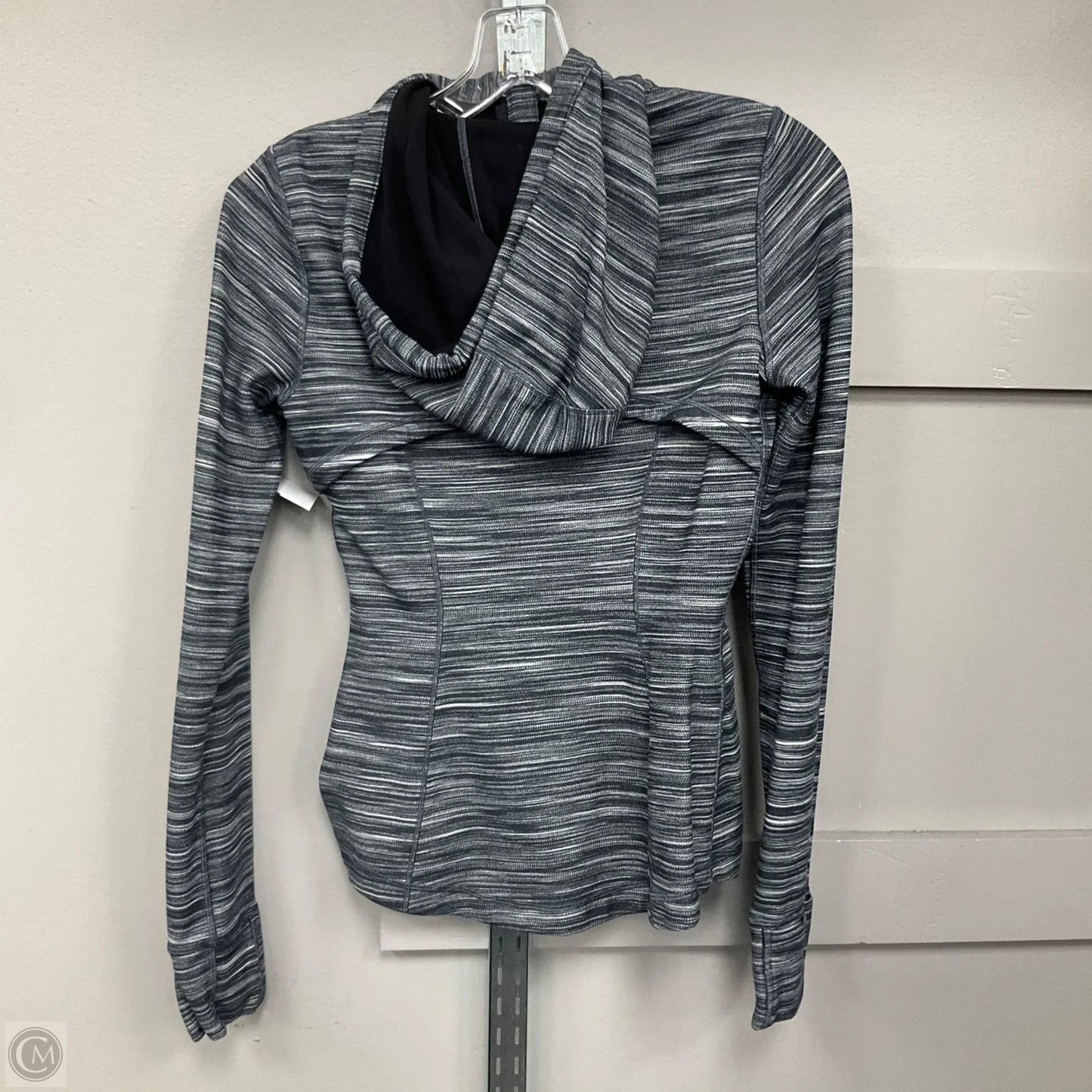 Athletic Jacket By Lululemon In Grey, Size: 6