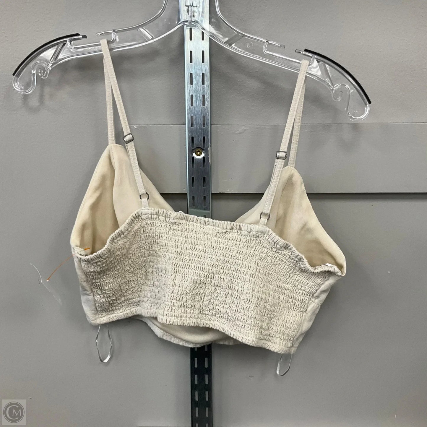 Top Sleeveless By Clothes Mentor In Cream, Size: L