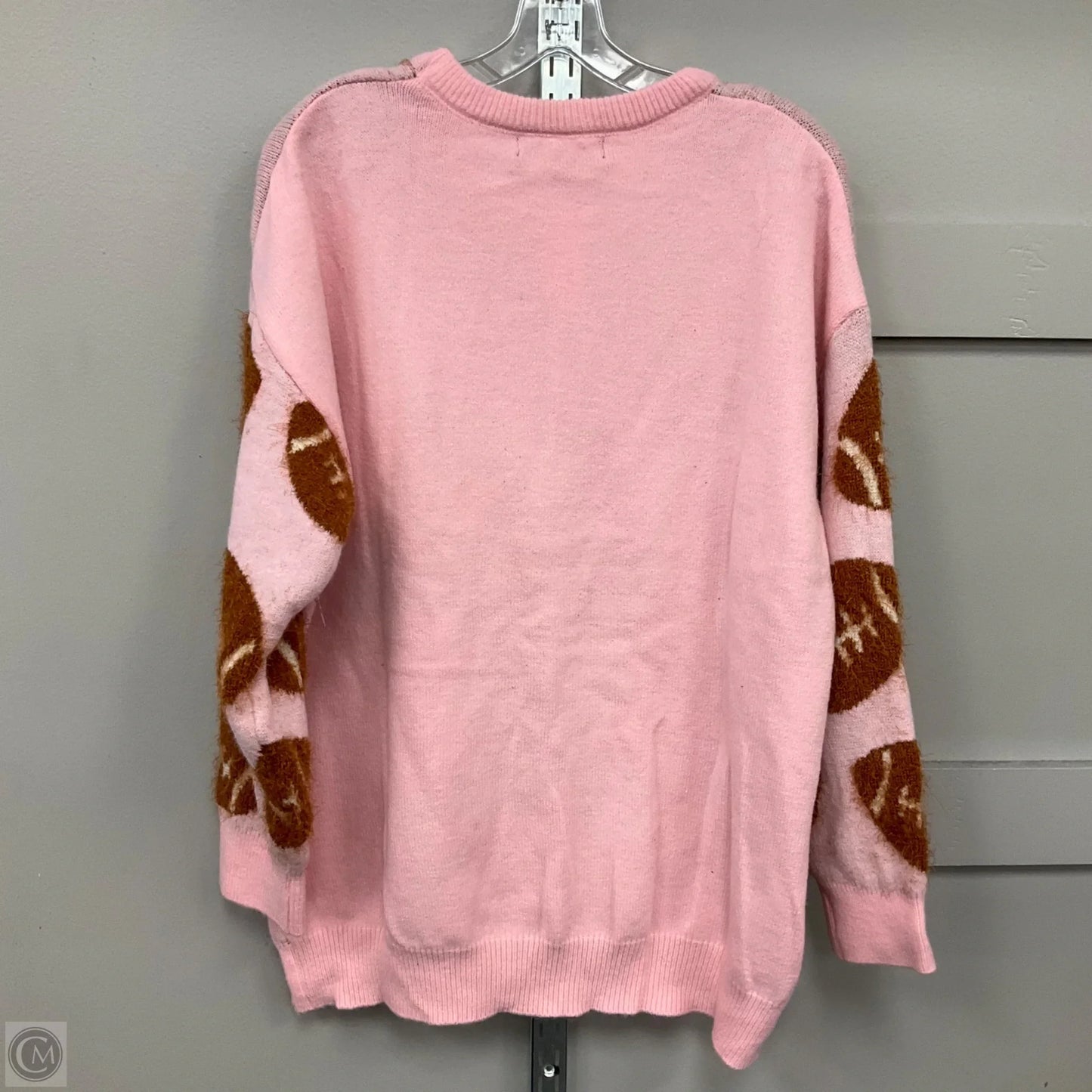 Sweater By Simply Southern In Pink, Size: L