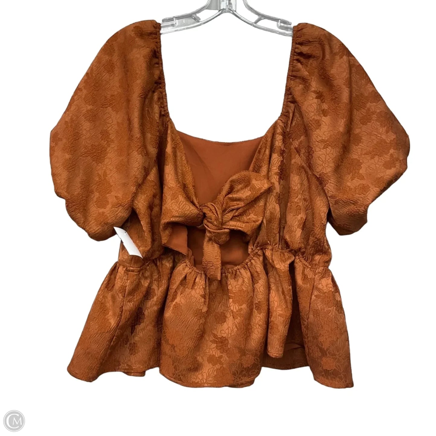 Top Short Sleeve By Arula In Orange, Size: Xl
