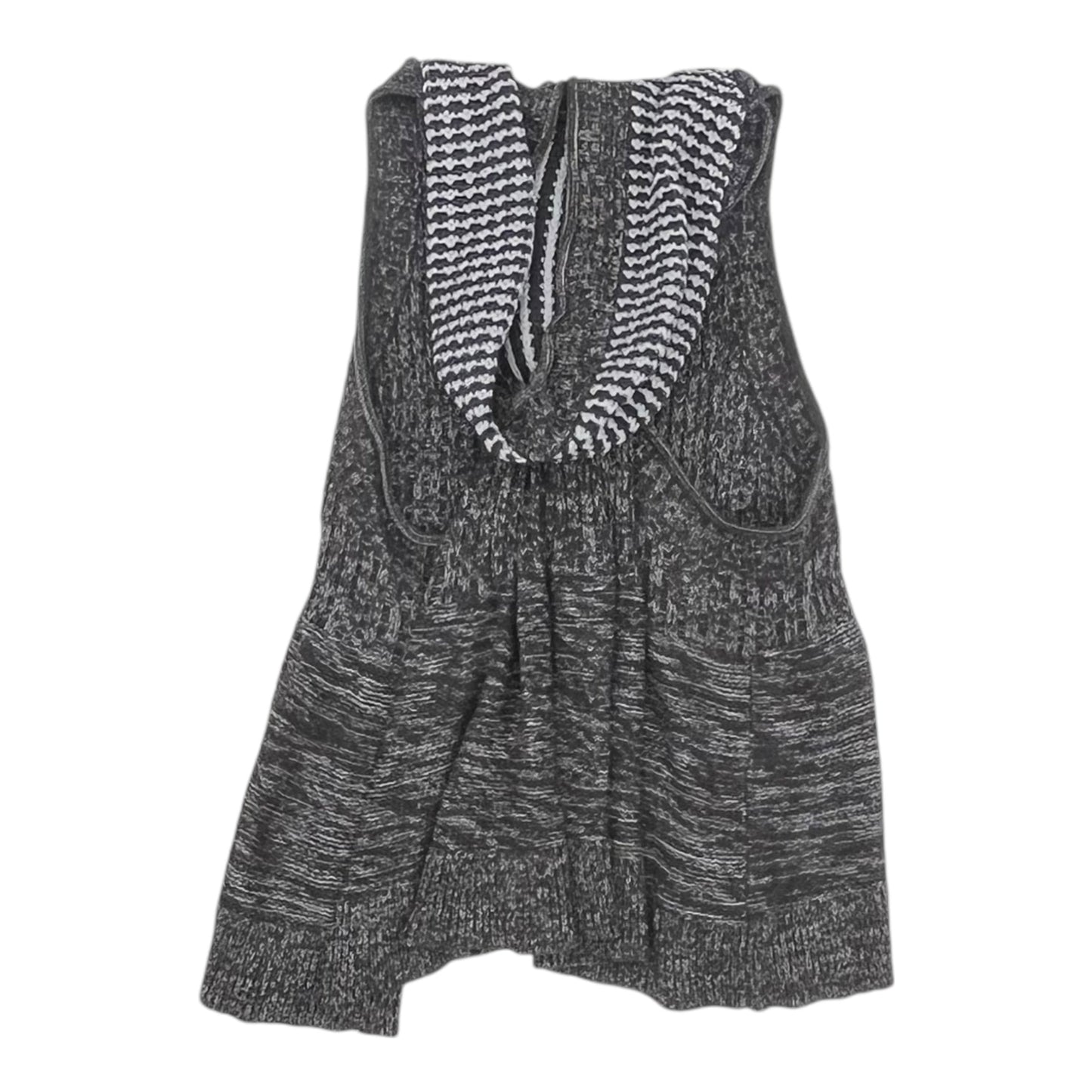 Vest Sweater By Free People In Grey, Size:M