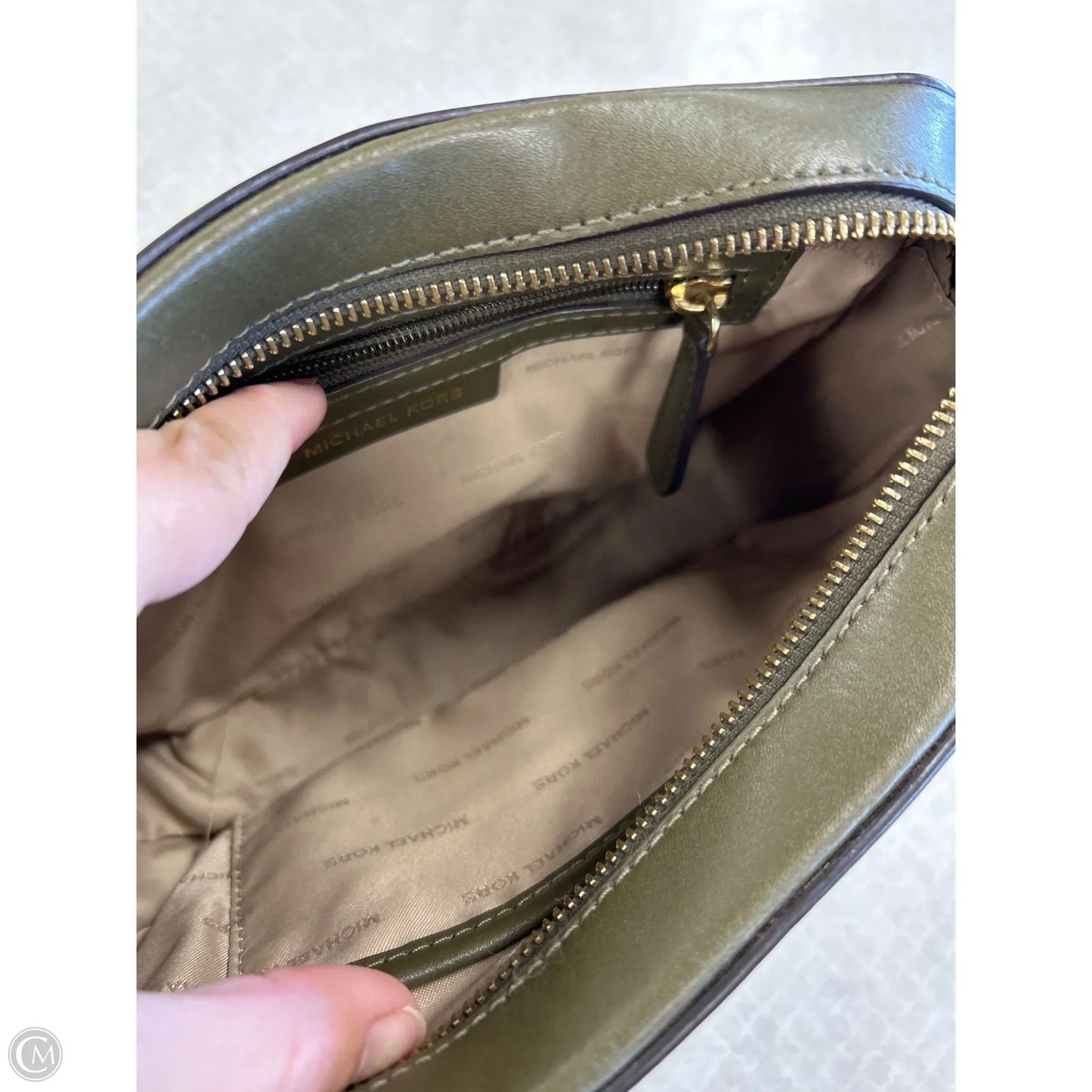 Crossbody Designer By Michael Kors, Size: Medium