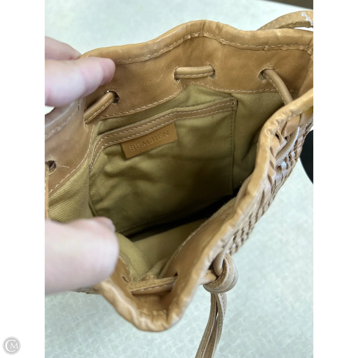 Crossbody Leather By Clothes Mentor, Size: Small