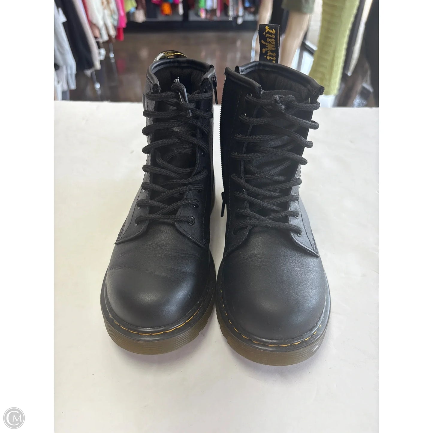 Boots Combat By Dr Martens In Black, Size: 5