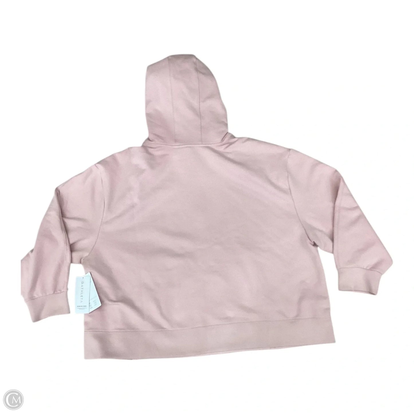 Athletic Sweatshirt Hoodie By Athleta In Pink, Size: 3x