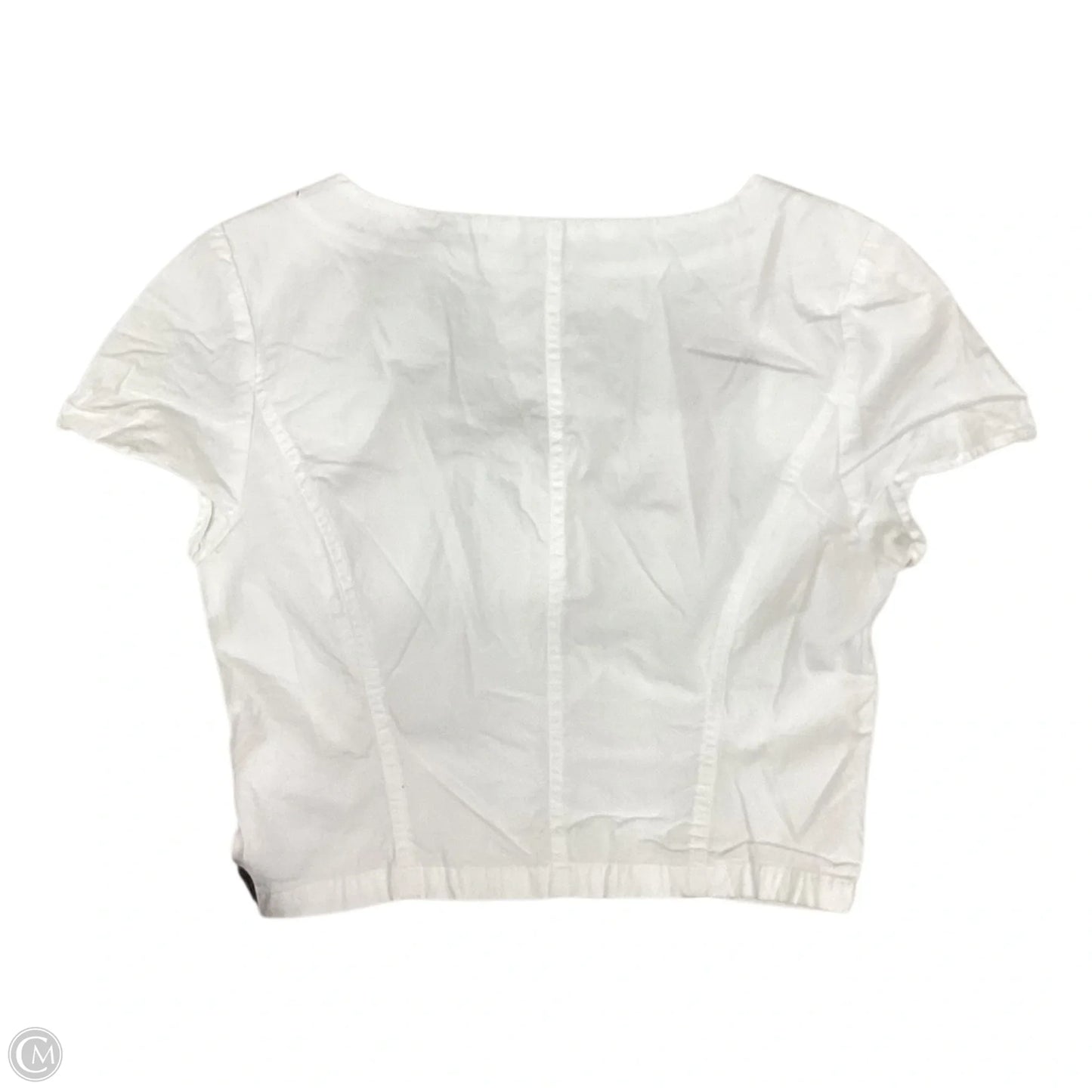 Top Short Sleeve By Madewell In White, Size: S