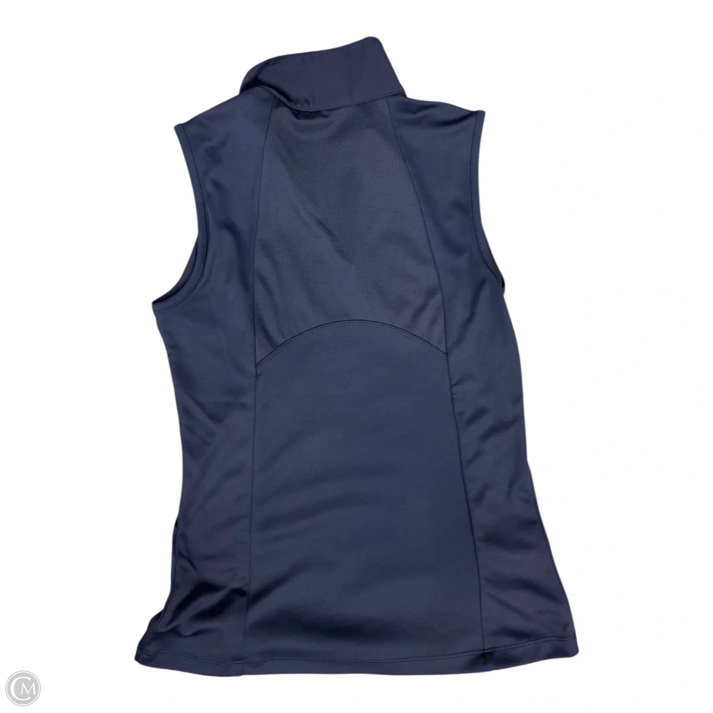 Athletic Tank Top By Callaway In Blue & Grey, Size: S