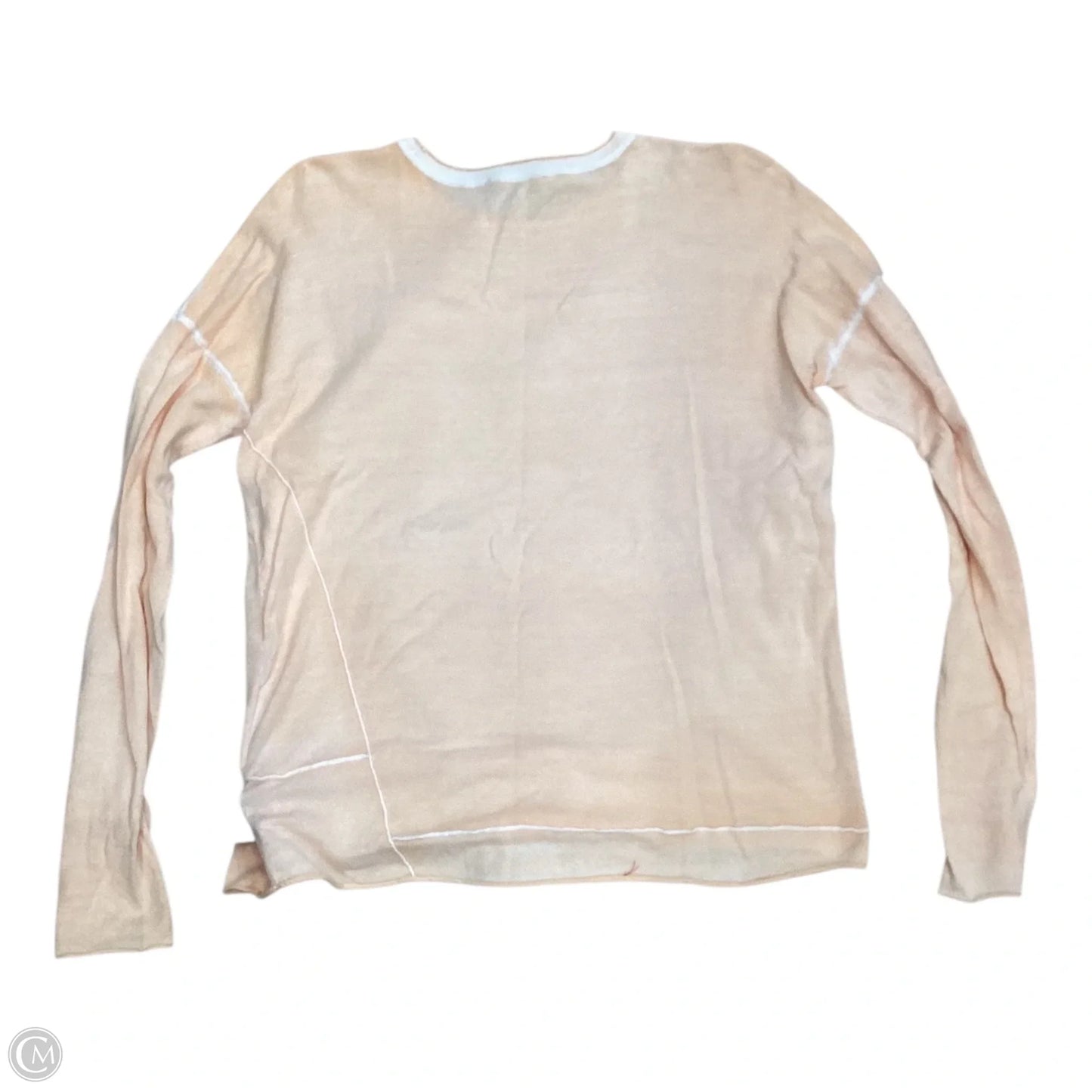 Sweater By Elliott Lauren In Peach, Size: S