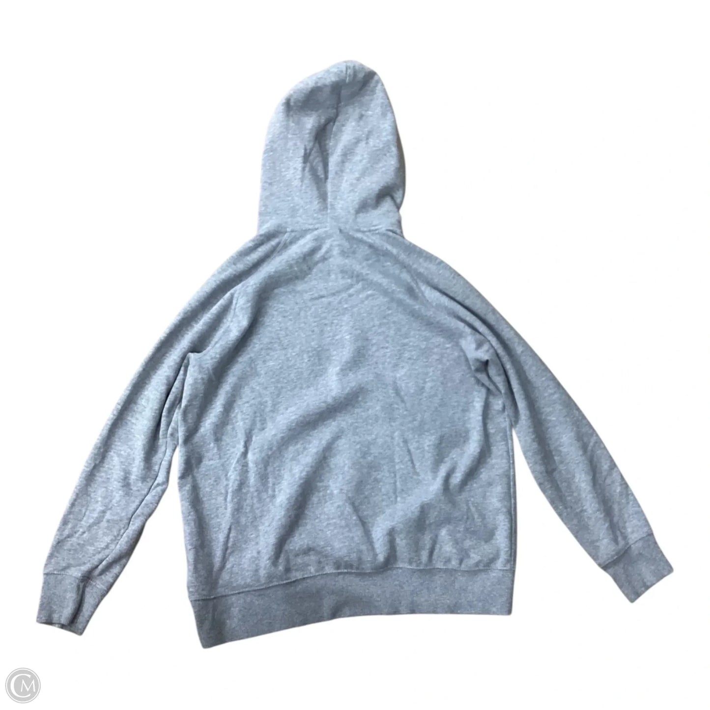 Athletic Sweatshirt Hoodie By The North Face In Grey, Size: L