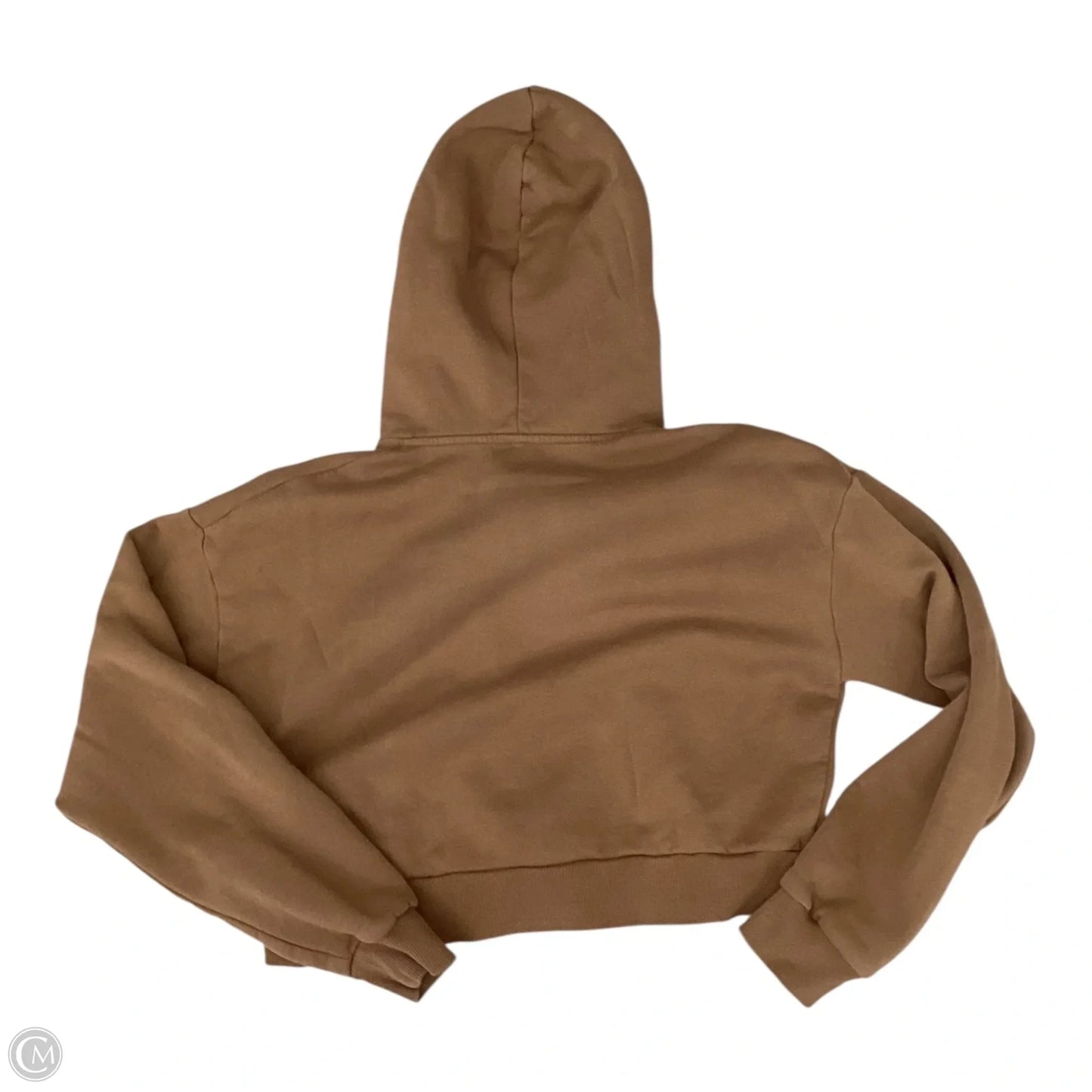 Athletic Sweatshirt Hoodie By Under Armour In Brown, Size: M
