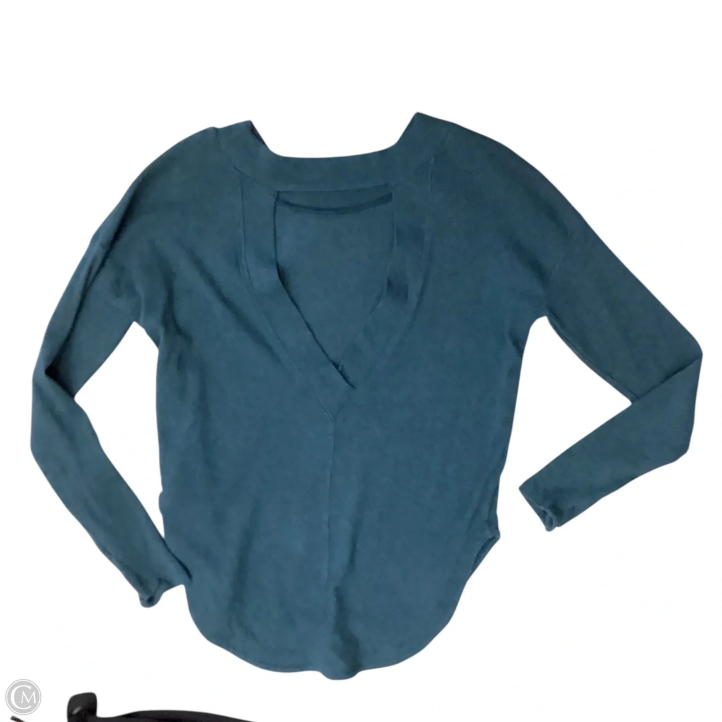 Top Long Sleeve By Athleta In Teal, Size: Xs