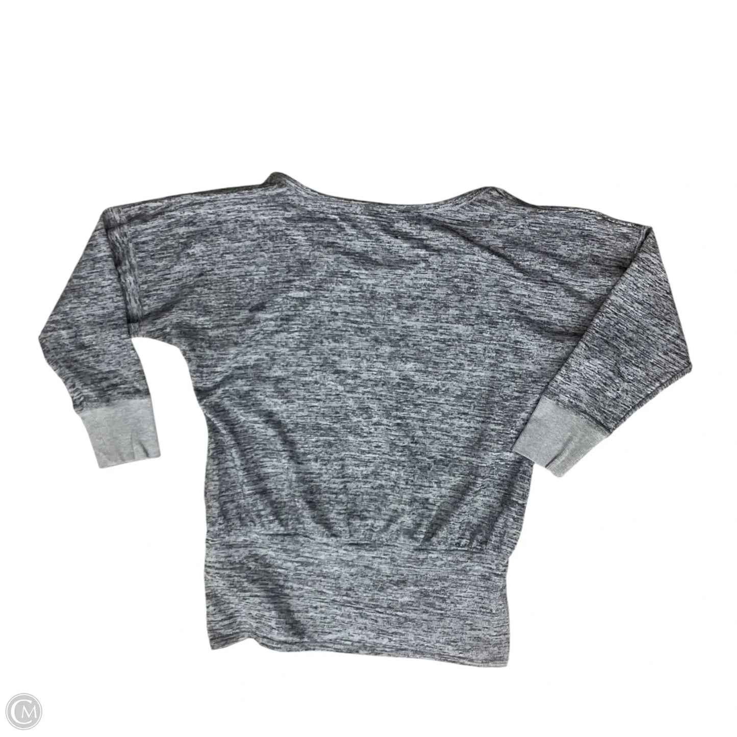 Athletic Top Long Sleeve Collar By Athleta In Grey, Size: M