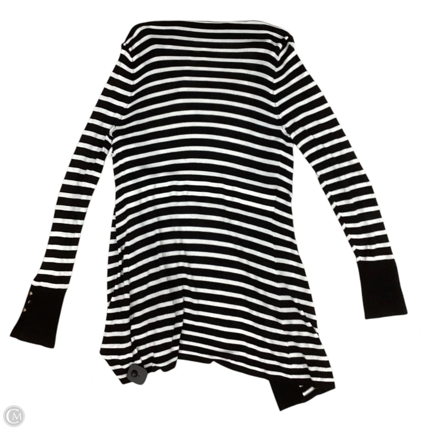 Sweater Cardigan By White House Black Market In Striped Pattern, Size: S