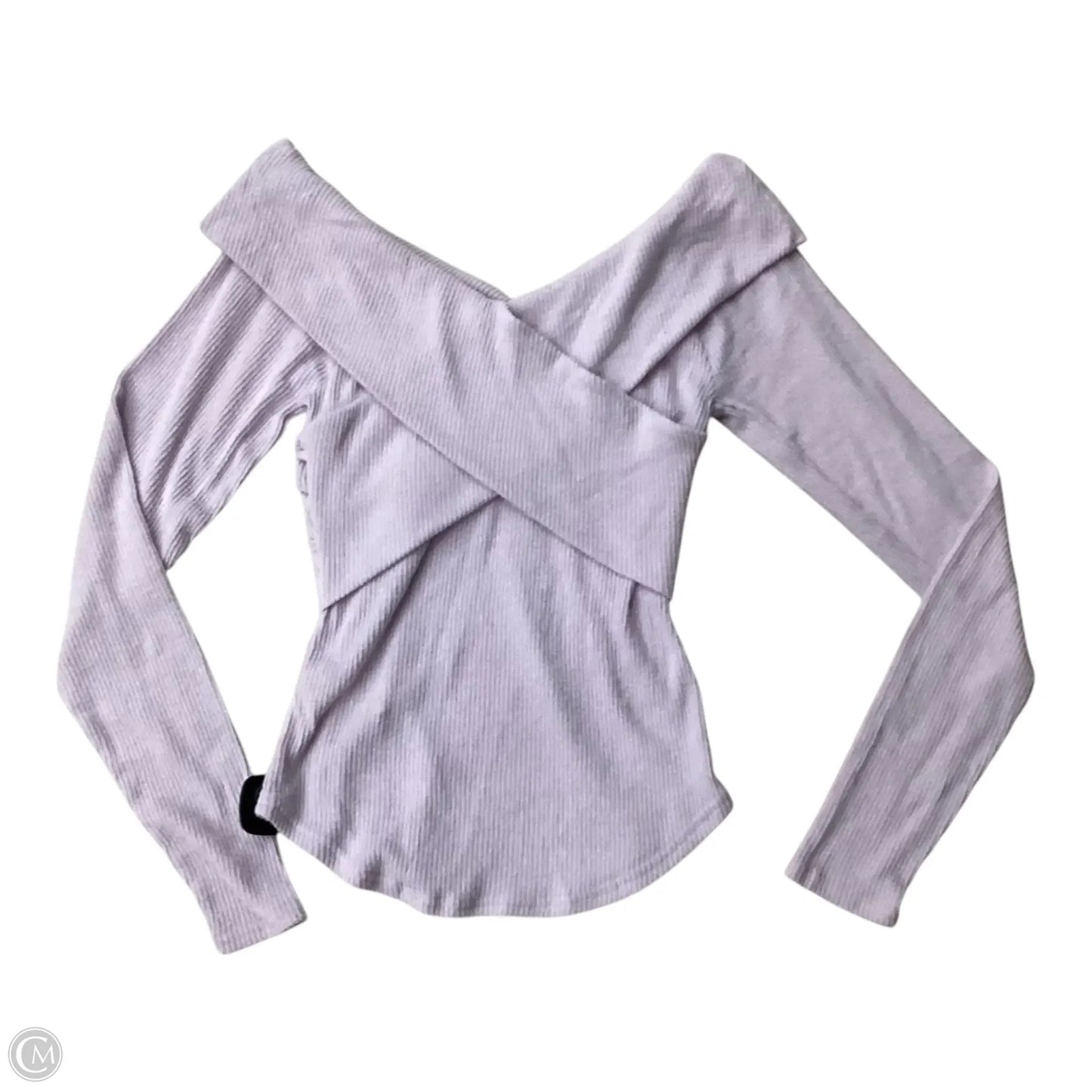Top Long Sleeve By Free People In Purple, Size: L
