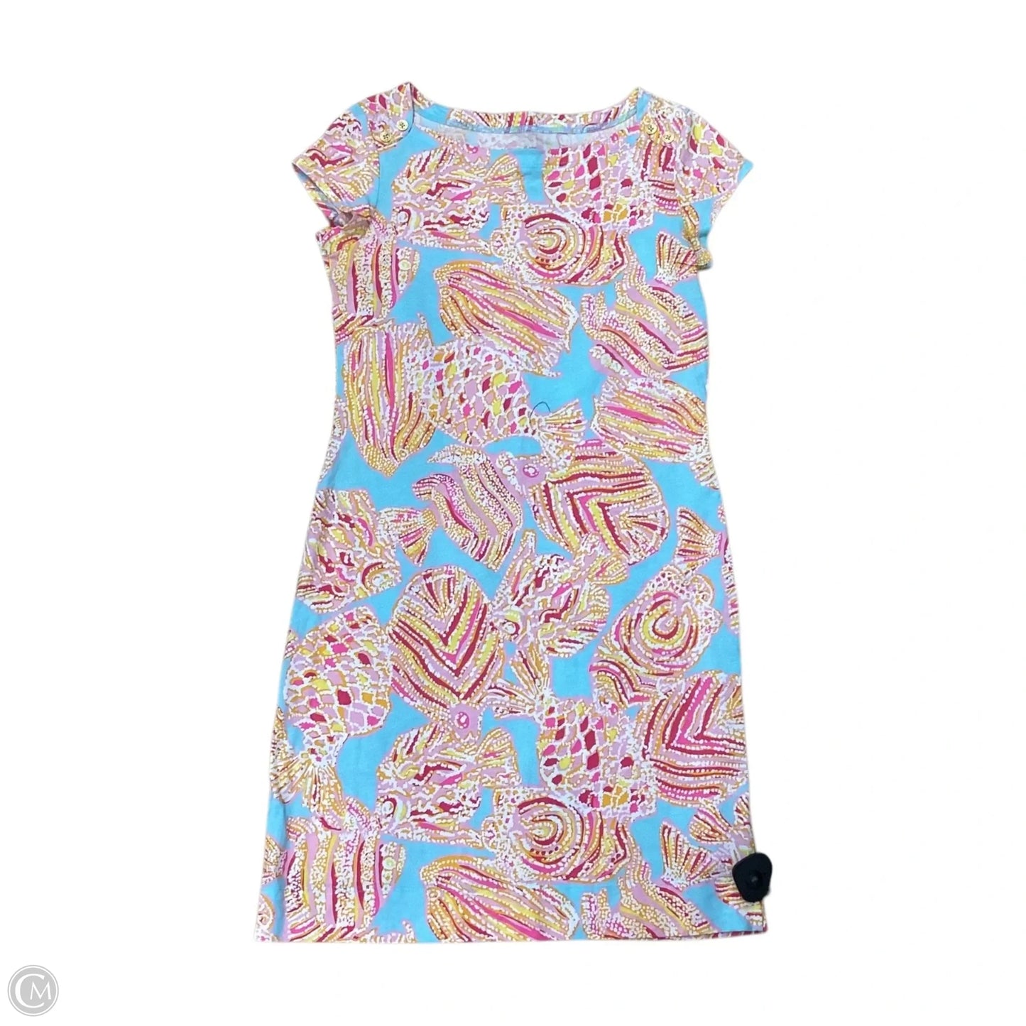 Dress Designer By Lilly Pulitzer In Blue & Pink, Size: Xs
