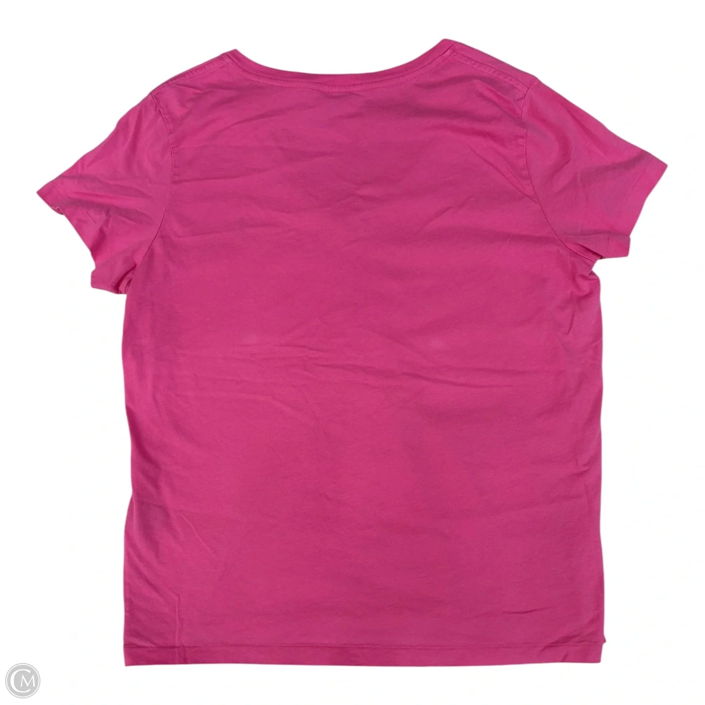 Top Short Sleeve By Ralph Lauren In Pink, Size: Xl