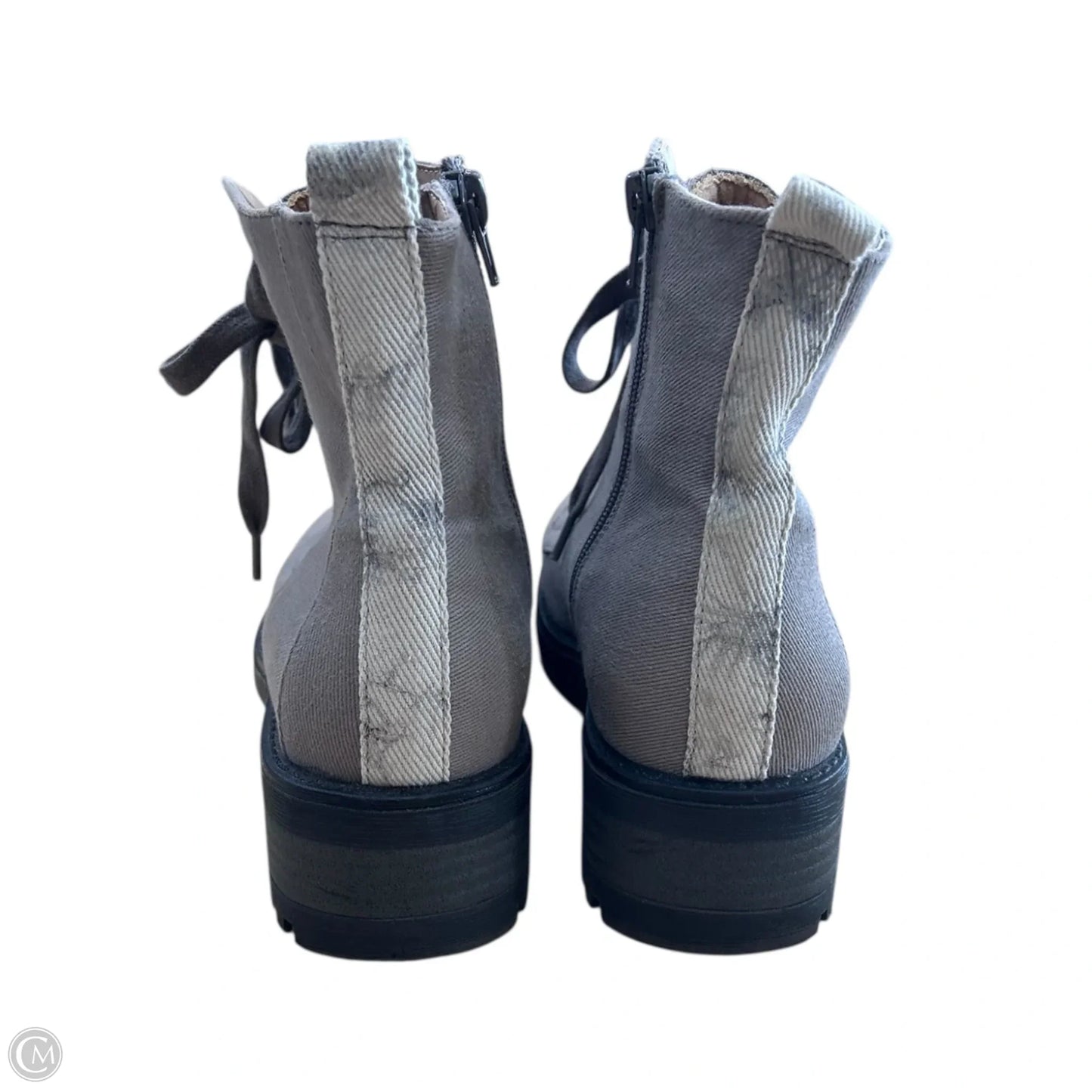 Boots Combat By Life Stride In Grey, Size: 9