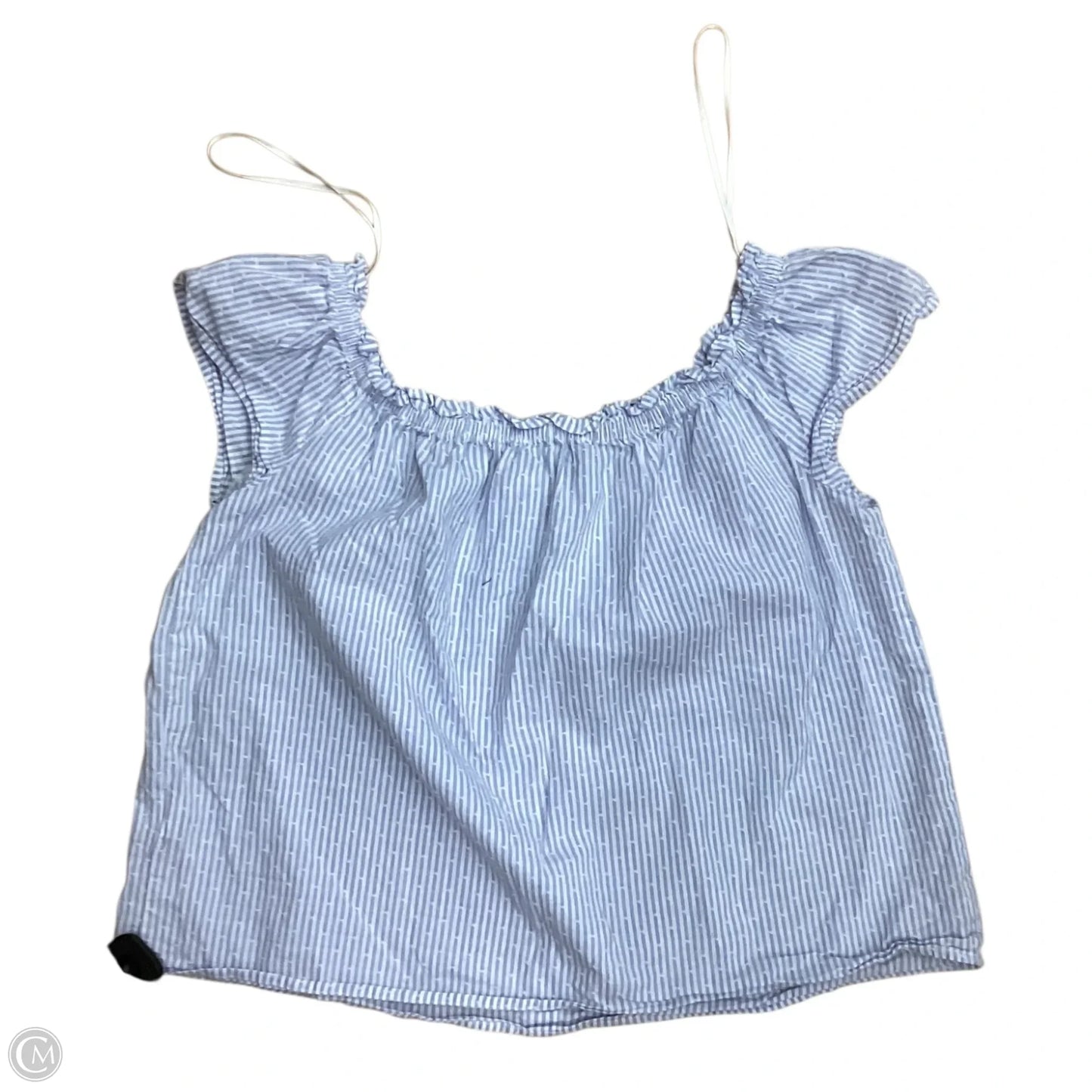 Top Sleeveless By Atmosphere In Striped Pattern, Size: M
