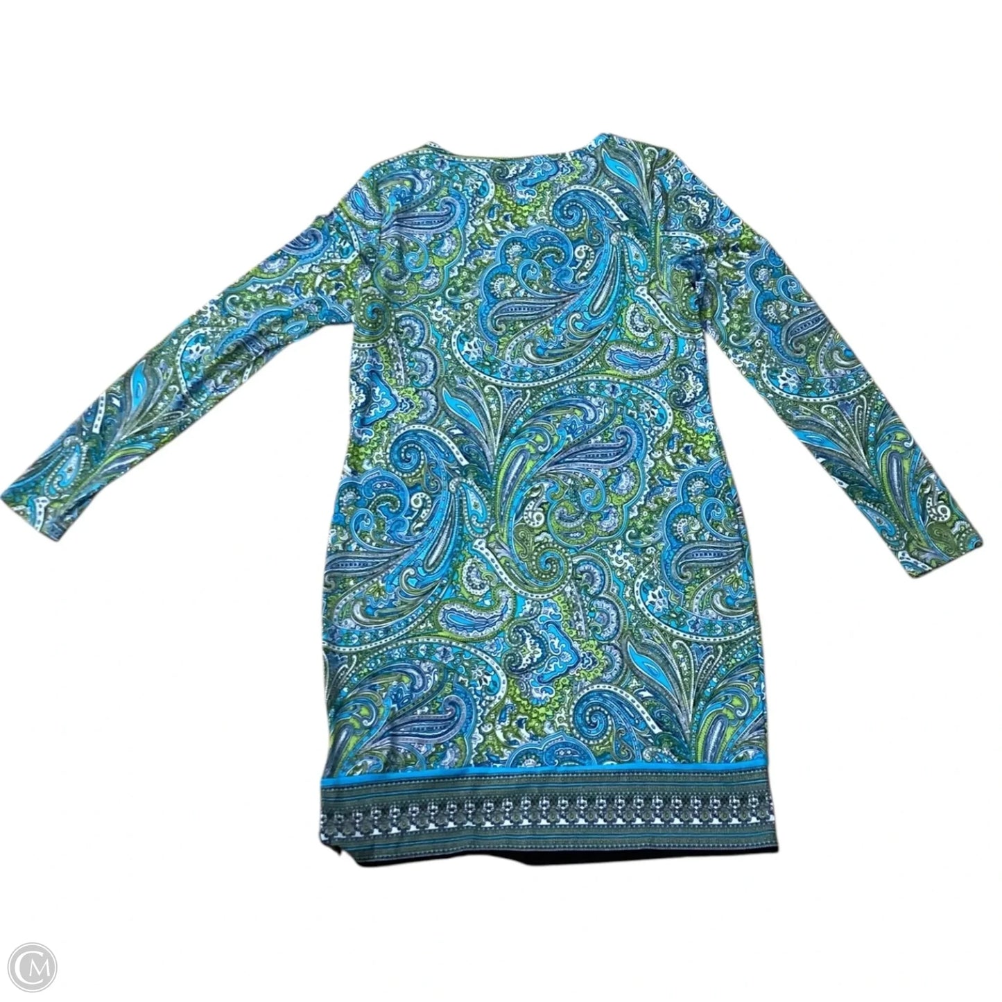 Dress Casual Short By Michael By Michael Kors In Blue & Green, Size: M