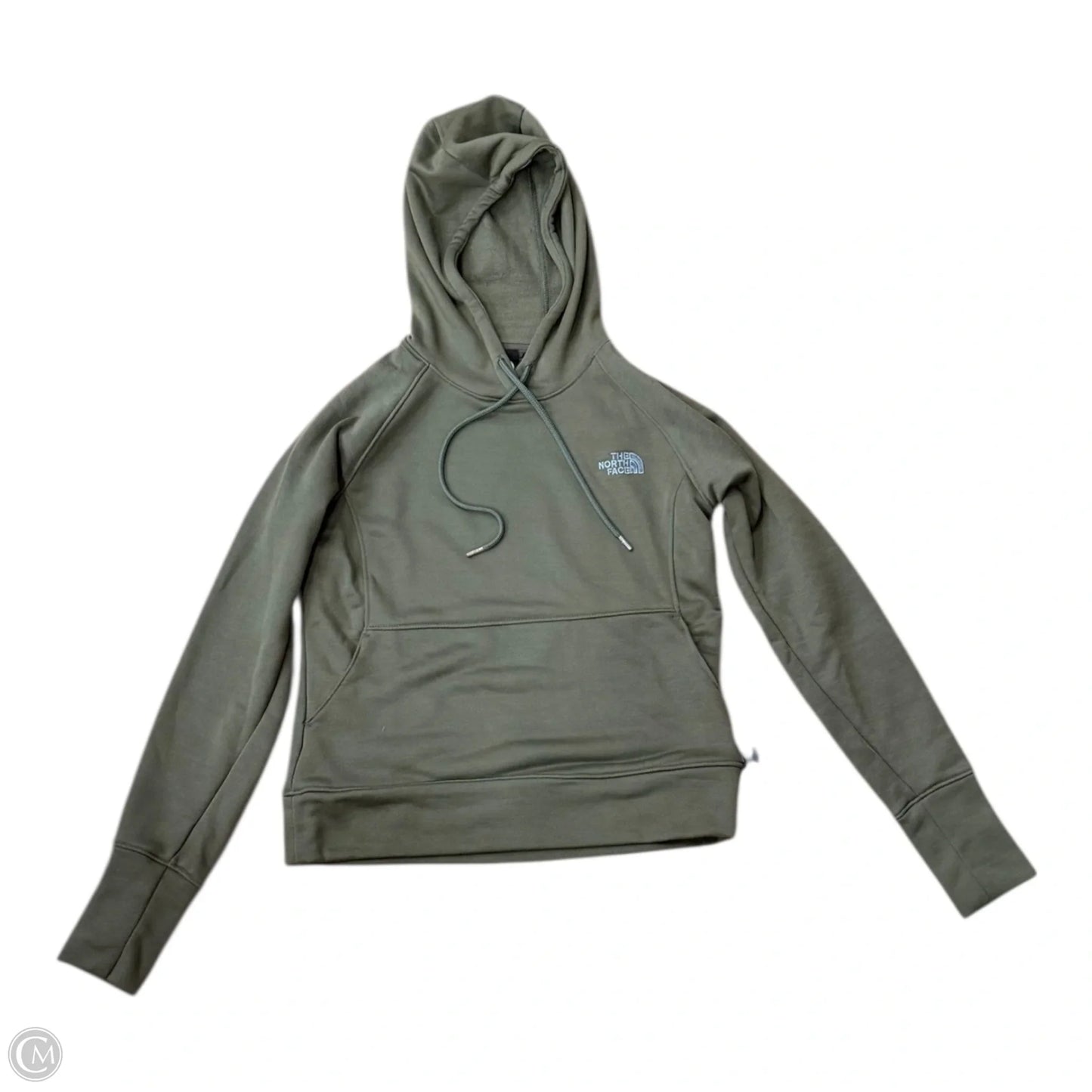 Athletic Sweatshirt Hoodie By The North Face In Grey, Size: S
