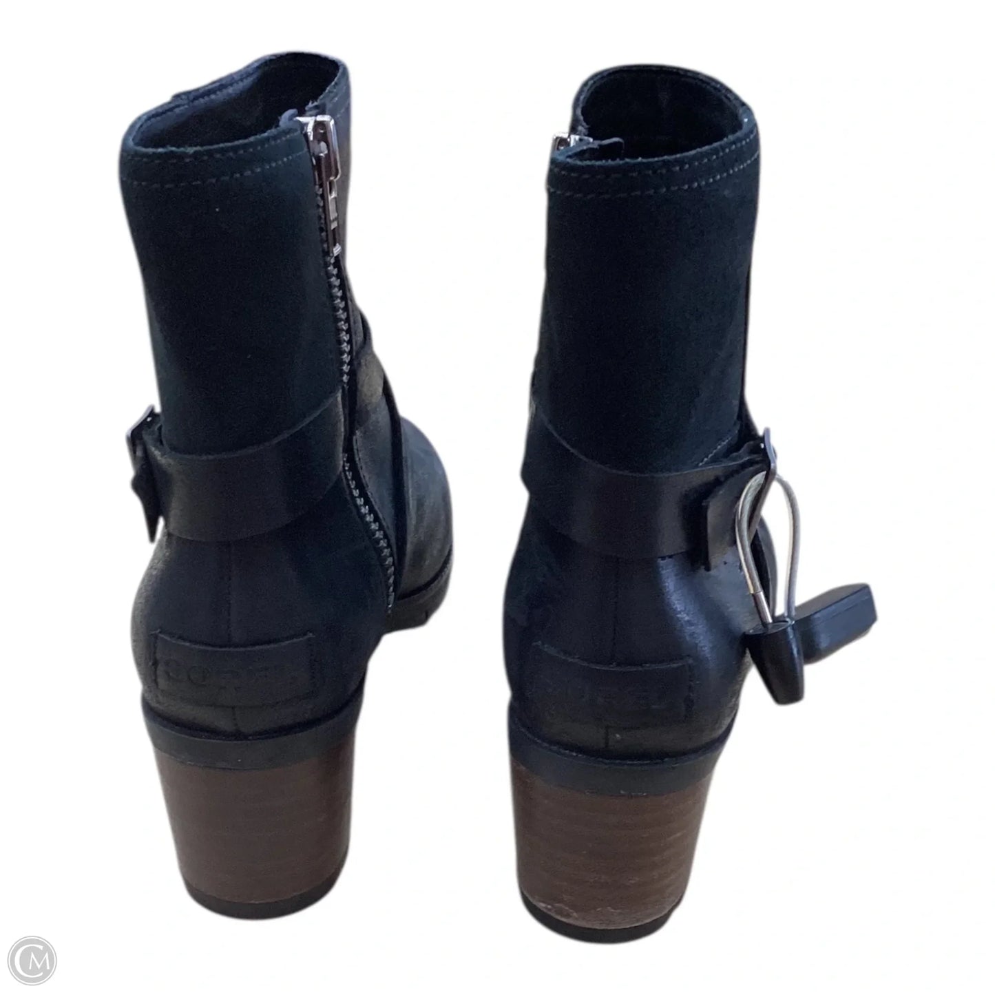 Boots Ankle Flats By Sorel In Black, Size: 8