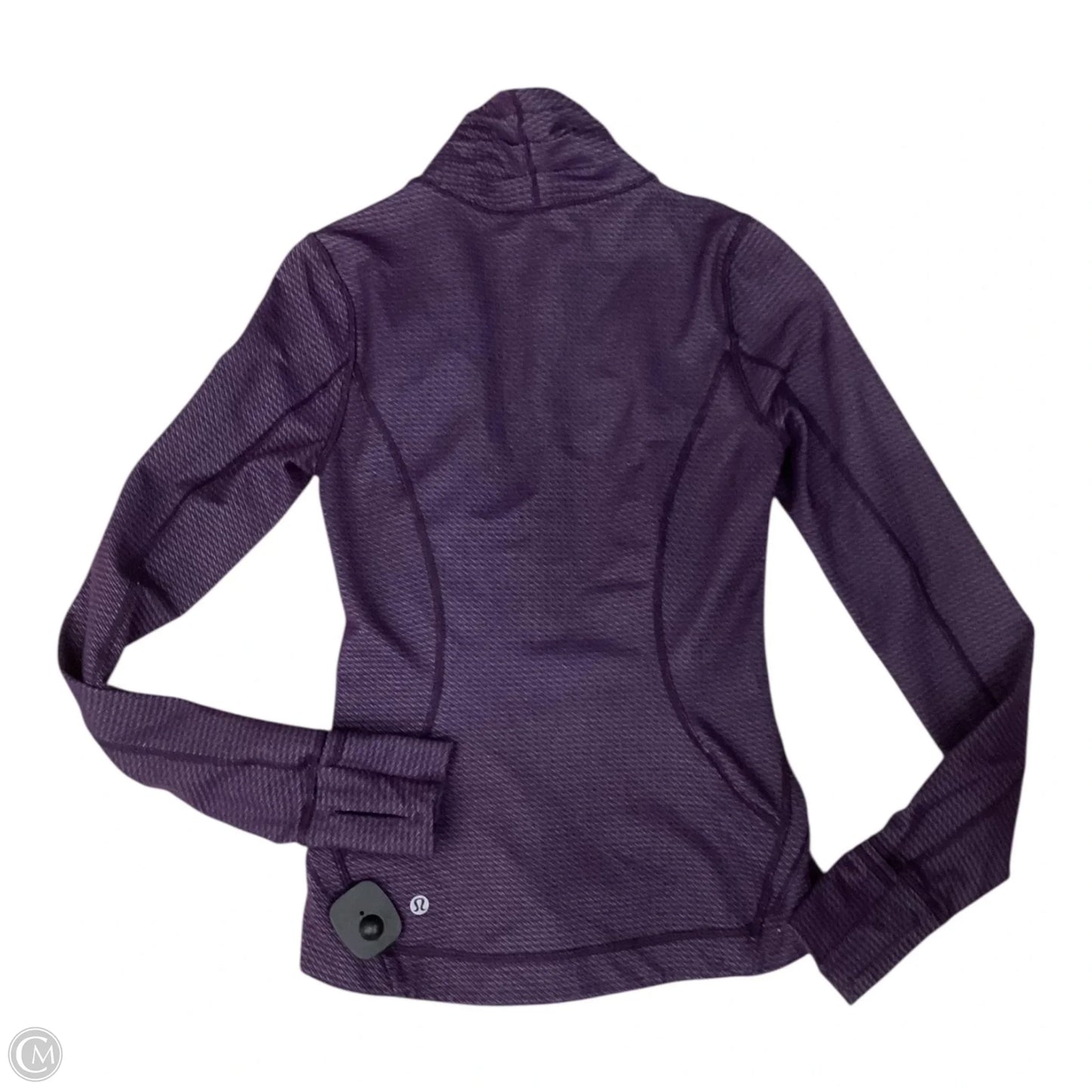 Athletic Jacket By Lululemon In Purple, Size: Xs