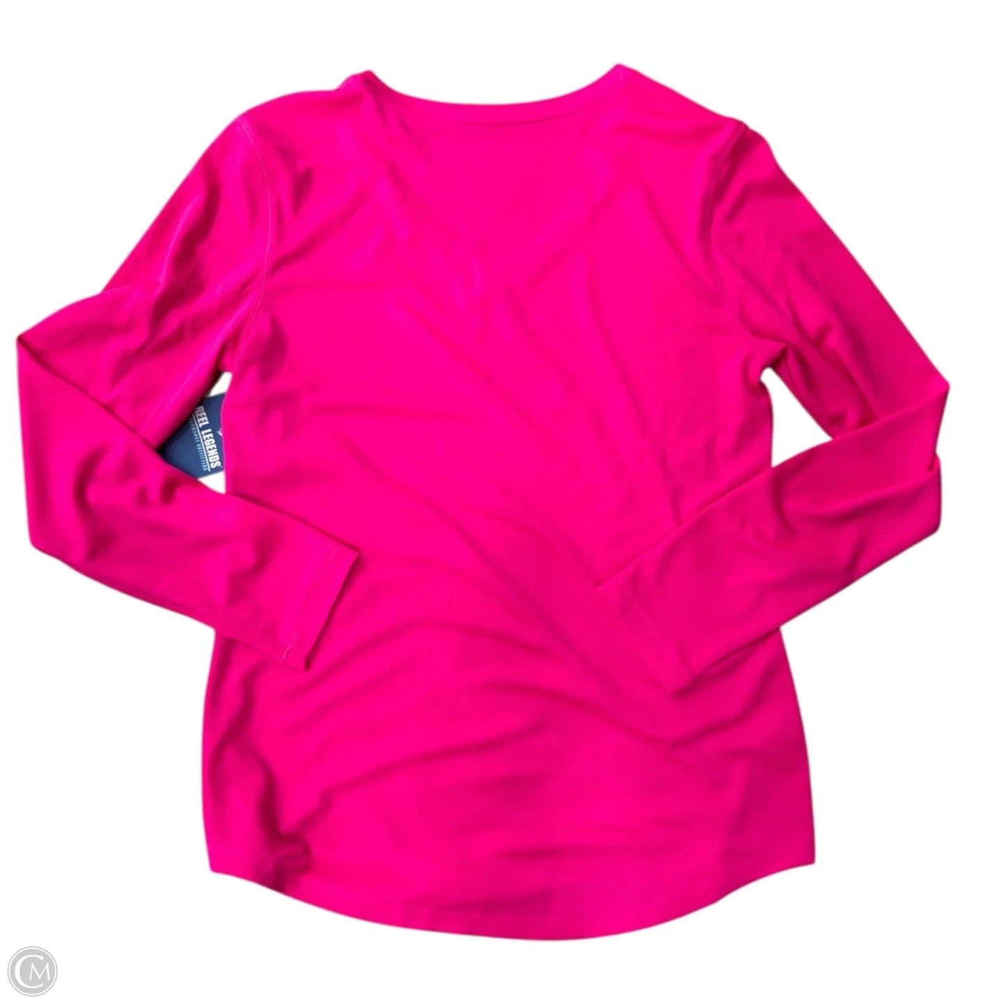 Athletic Top Long Sleeve Crewneck By Reel Legends In Pink, Size: S