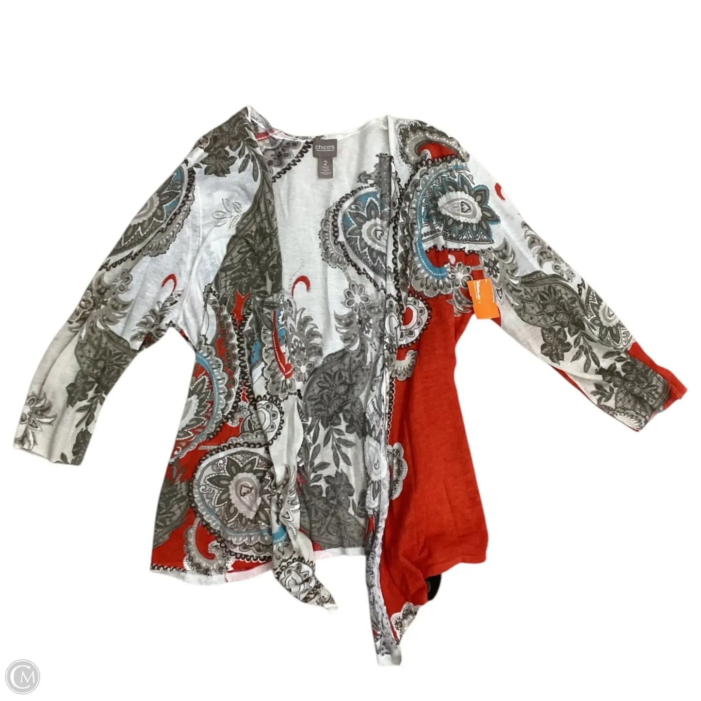 Cardigan By Chicos In Multi-colored, Size: L