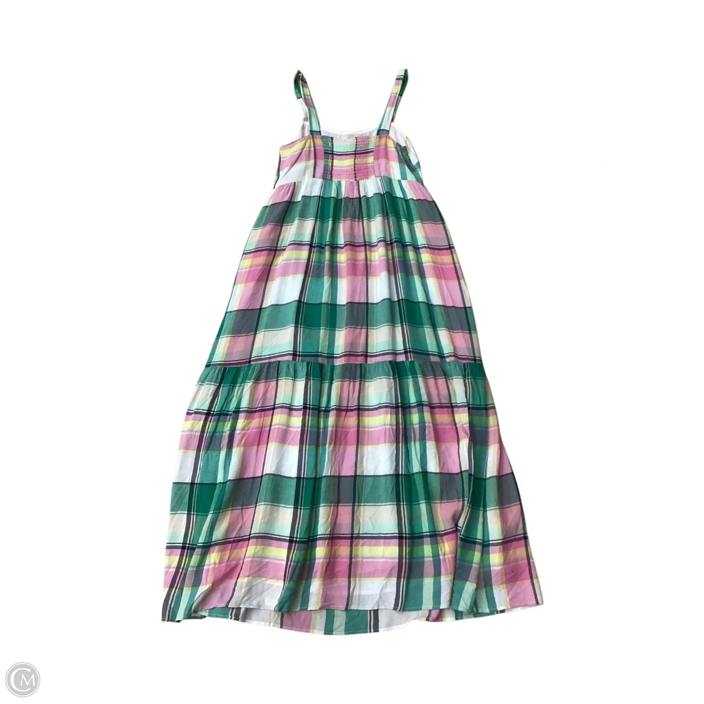 Dress Casual Maxi By Loft In Green & Pink, Size: Xs