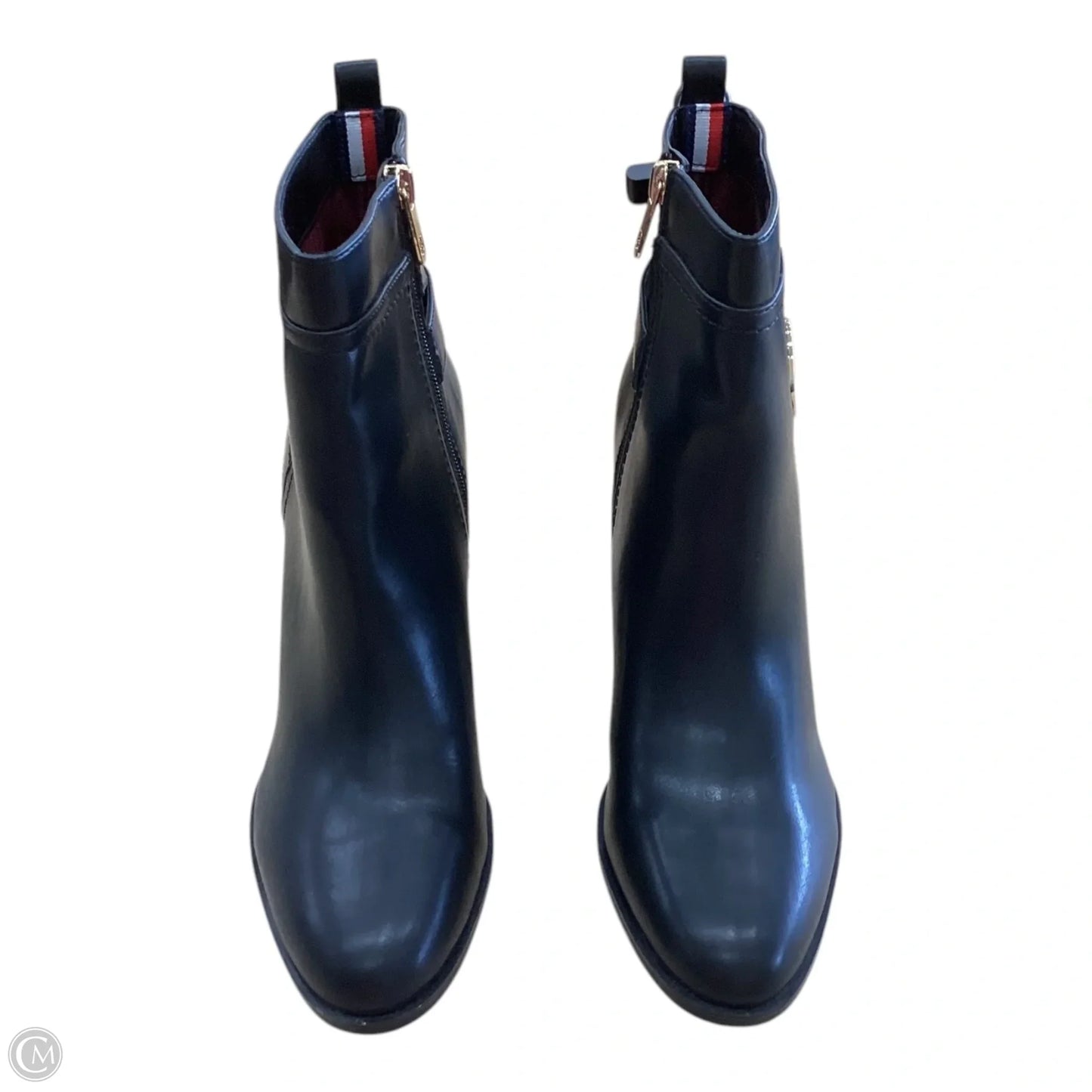 Boots Ankle Heels By Tommy Hilfiger In Black, Size: 10