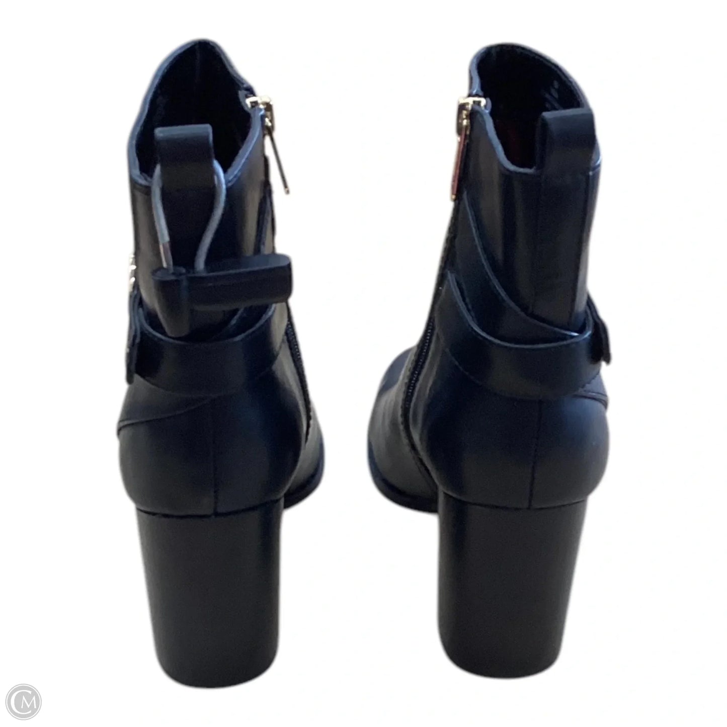 Boots Ankle Heels By Tommy Hilfiger In Black, Size: 10